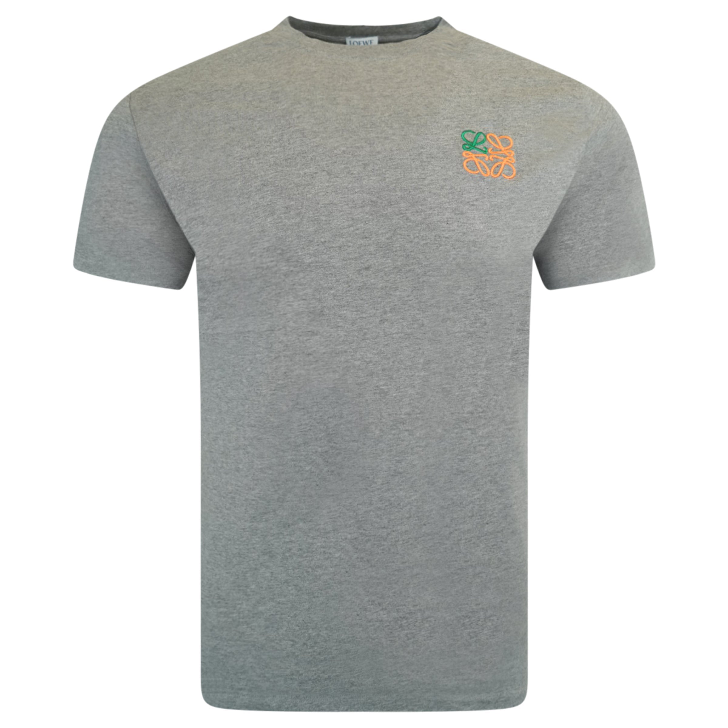 LOEWE GREY POCKET LOGO T SHIRT - SMALL (Fits Medium) | PRE OWNED - Affluent ArchivesUsed HIGH END DESIGNER CLOTHING