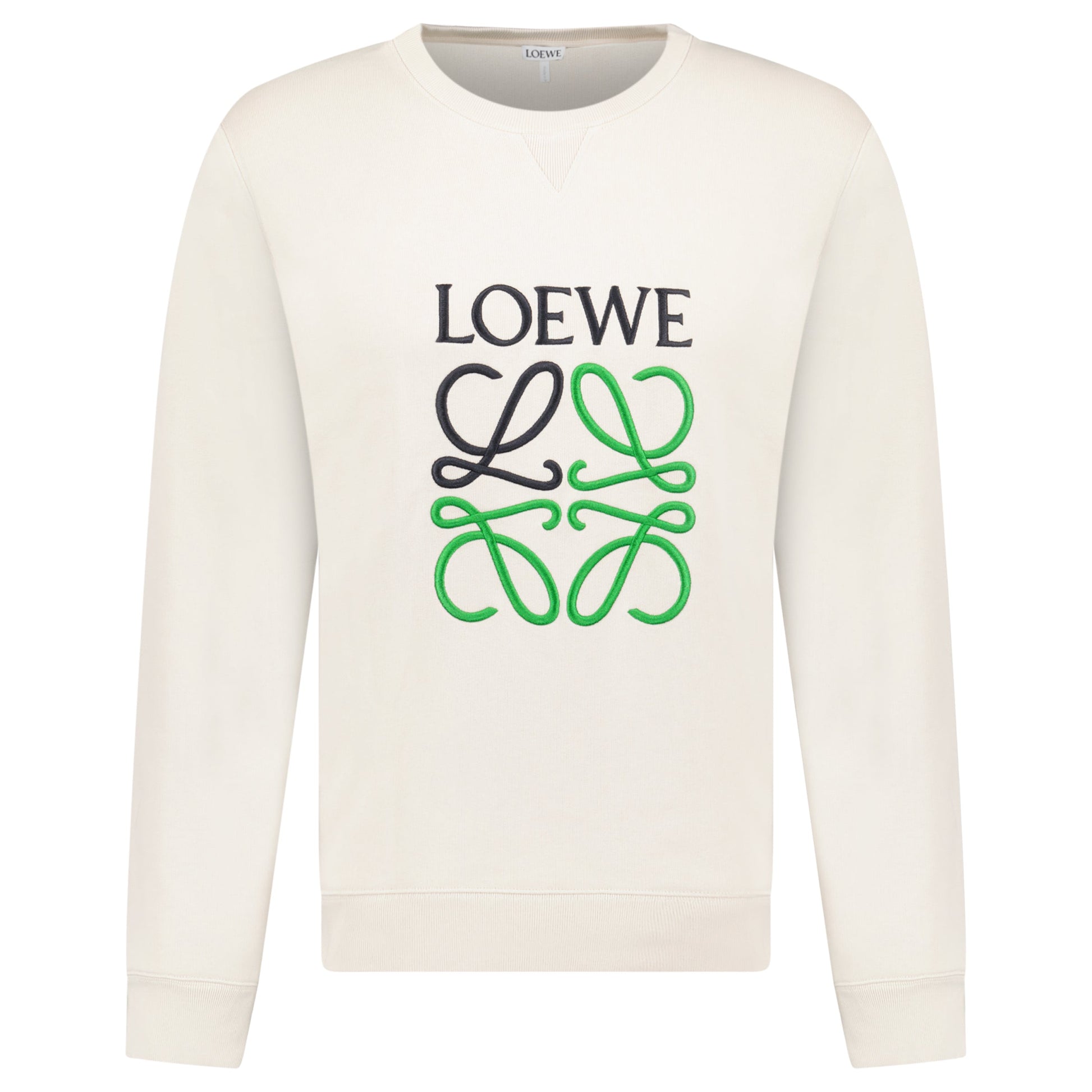 LOEWE SWEATSHIRT BEIGE - XL (Fits Medium) - Affluent ArchivesUsed HIGH END DESIGNER CLOTHING