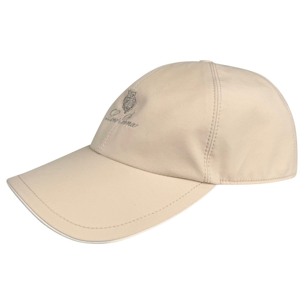 LORO PIANA CREAM NYLON CAP - MEDIUM | PRE OWNED - Affluent ArchivesUsed HIGH END DESIGNER CLOTHING