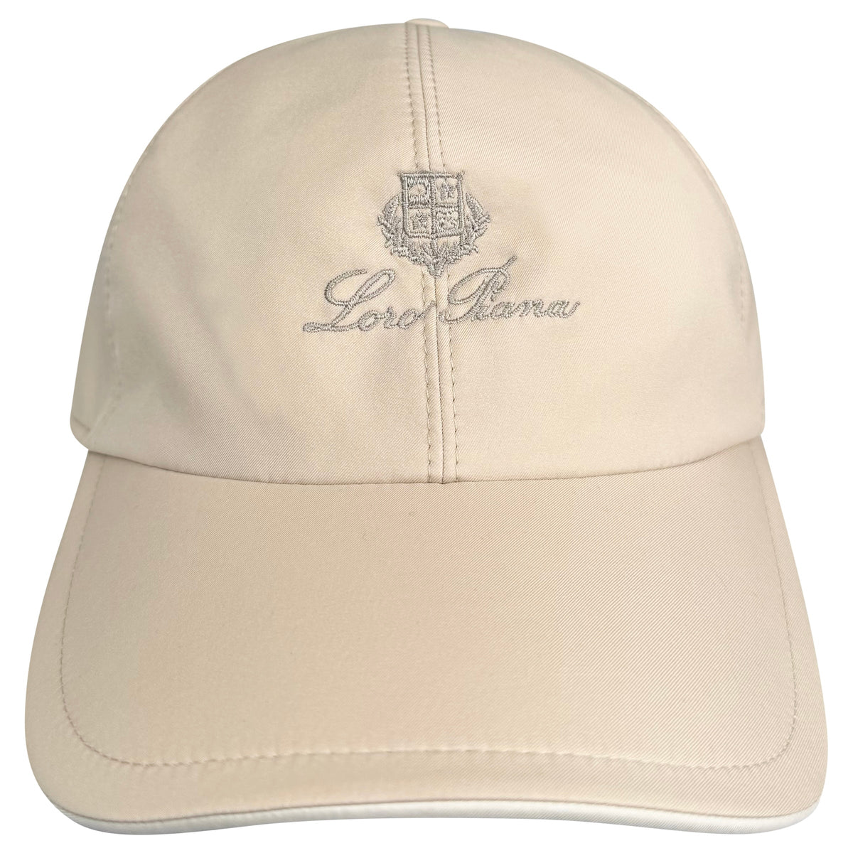 LORO PIANA CREAM NYLON CAP - MEDIUM | PRE OWNED - Affluent ArchivesUsed HIGH END DESIGNER CLOTHING