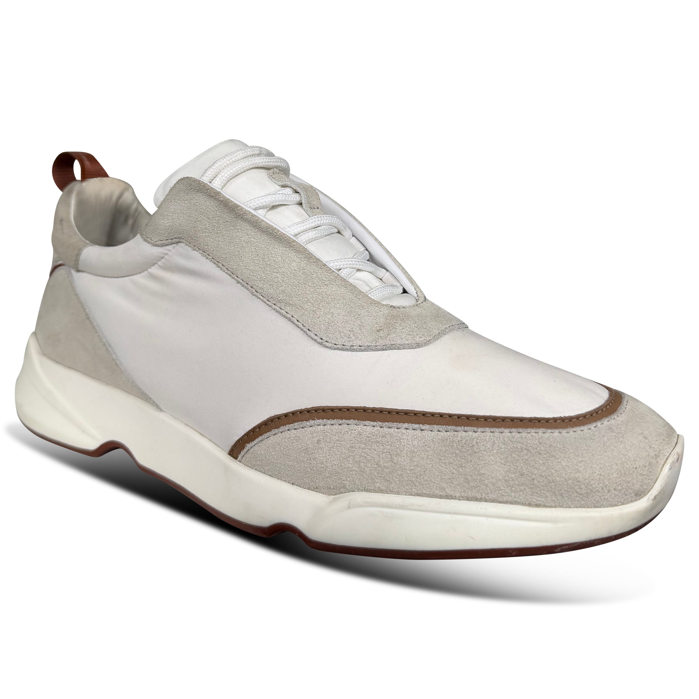 LORO PIANA MODULAR WALK BEIGE - UK 7.5 (Fits 8) | PRE OWNED - Affluent ArchivesUsed HIGH END DESIGNER CLOTHING