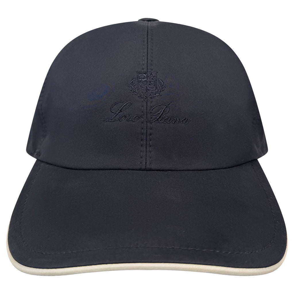 LORO PIANA NAVY NYLON CAP - LARGE | PRE OWNED - Affluent ArchivesUsed HIGH END DESIGNER CLOTHING