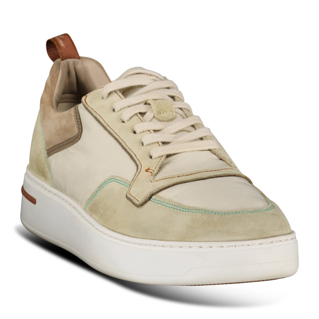 LORO PIANA NEWPORT WALK SNEAKER BEIGE - UK 8 (Fits 9) - Affluent ArchivesUsed HIGH END DESIGNER CLOTHING