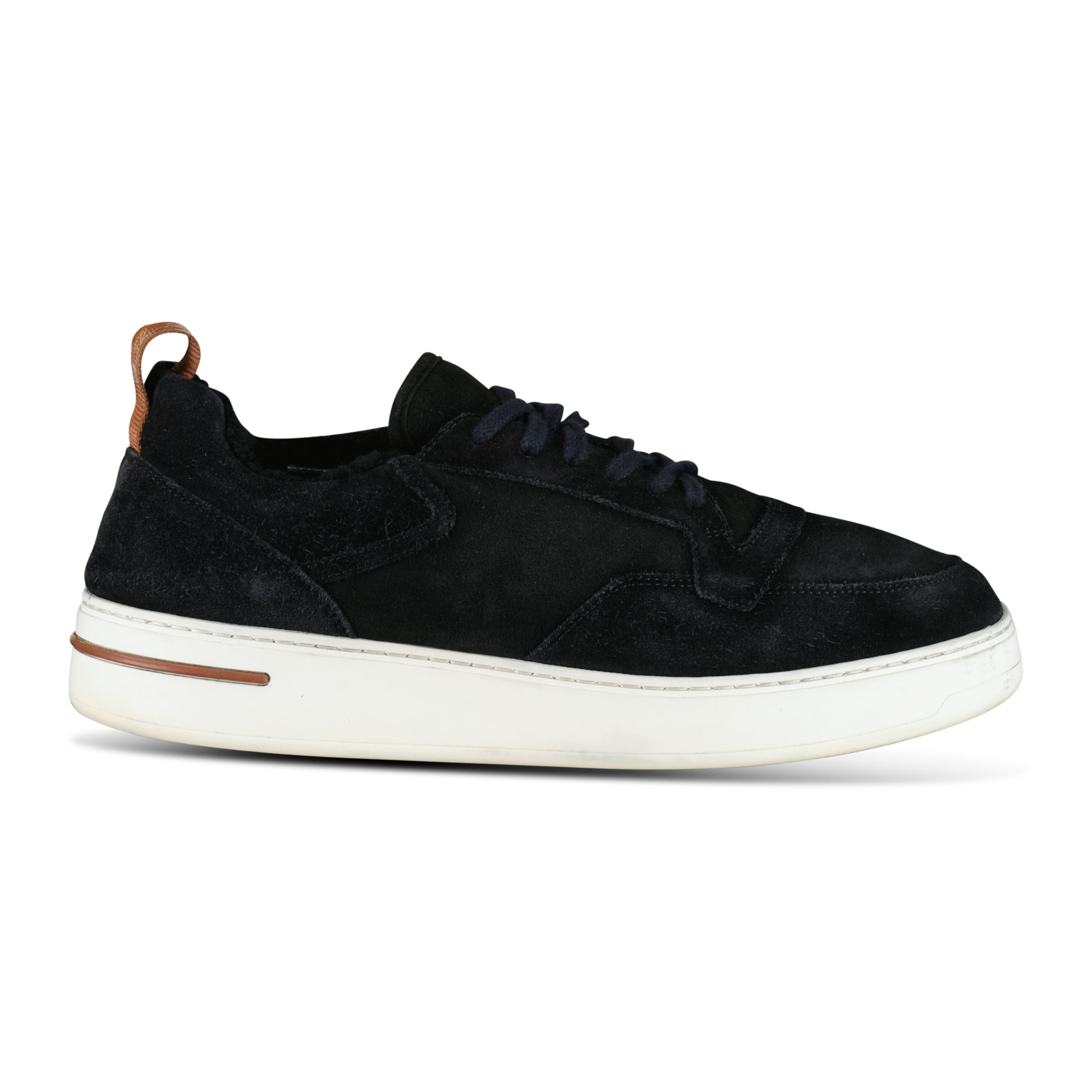 LORO PIANA NEWPORT WALK SNEAKER NAVY - UK 8 (Fits 9) - Affluent ArchivesUsed HIGH END DESIGNER CLOTHING