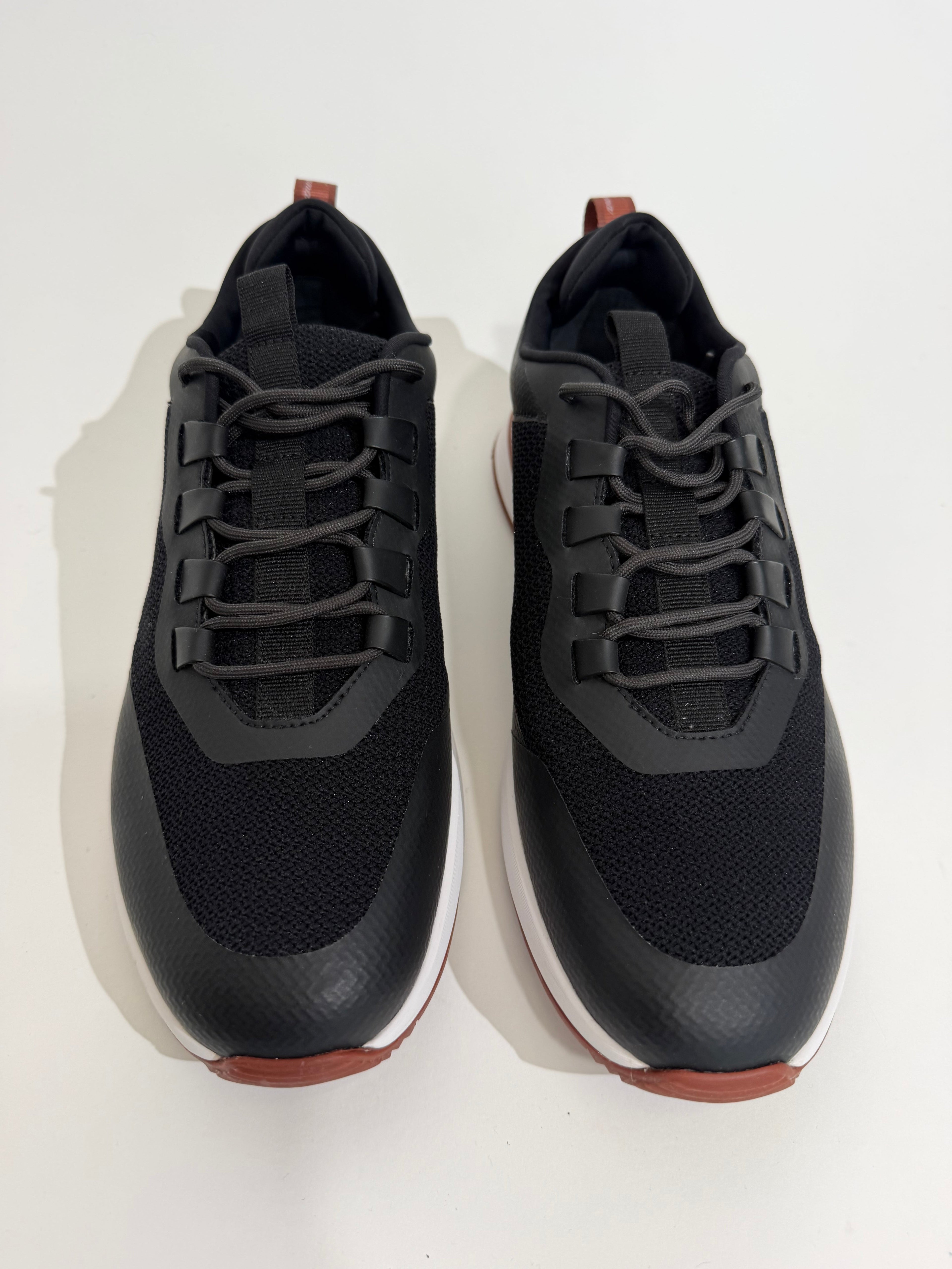 LORO PIANA WEEK END EVO WALK BLACK - UK 8.5 (Fits 9) | PRE OWNED - Affluent ArchivesUsed HIGH END DESIGNER CLOTHING