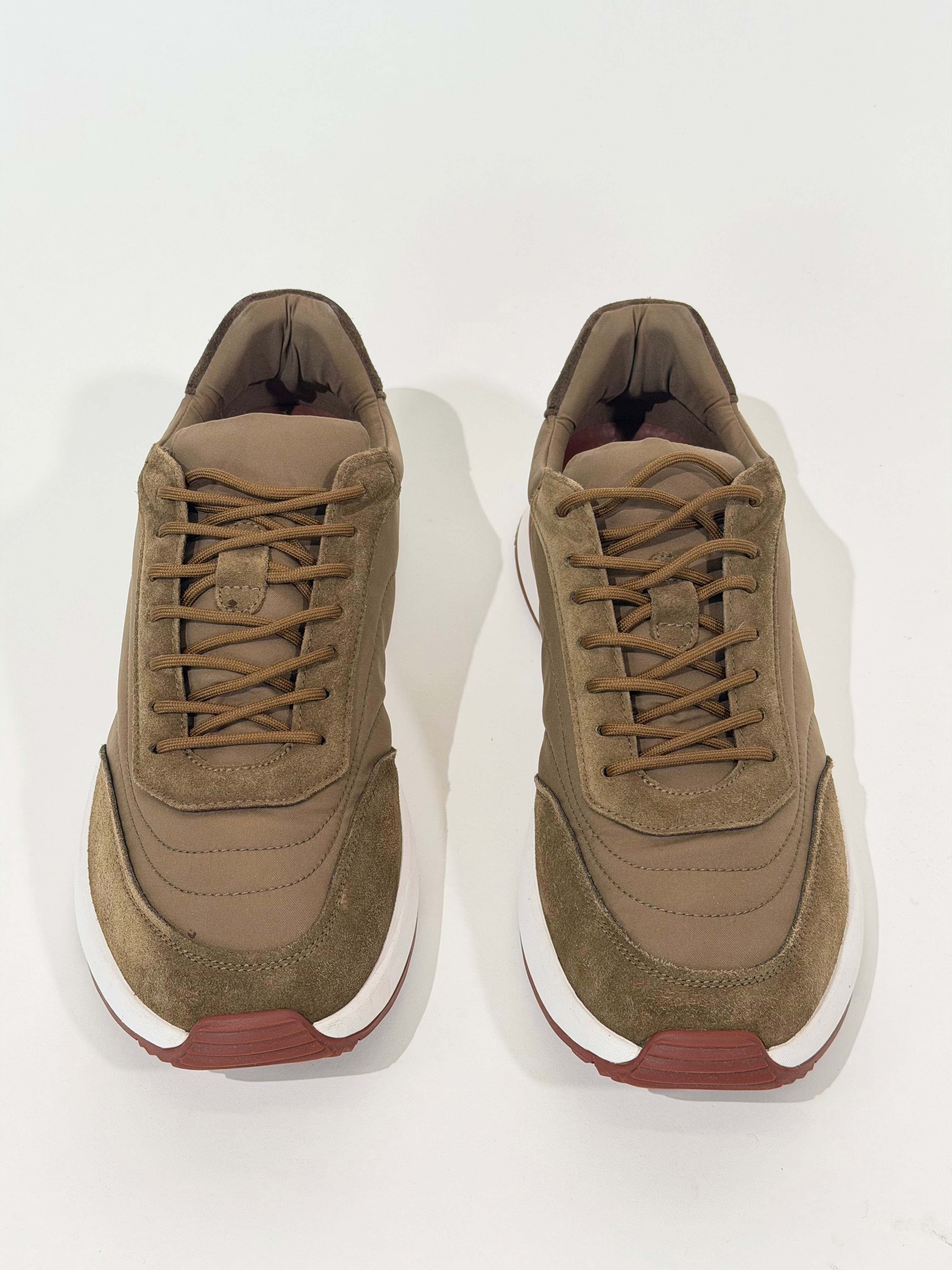 LORO PIANA WEEK END WALK BEIGE / BROWN - UK 8 (Fits 8.5) | PRE OWNED - Affluent ArchivesUsed HIGH END DESIGNER CLOTHING