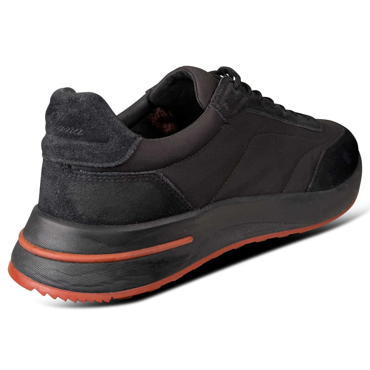 LORO PIANA WEEKEND WALK BLACK TRAINER - UK 9 (Fits 9.5) | PRE OWNED - Affluent ArchivesUsed HIGH END DESIGNER CLOTHING