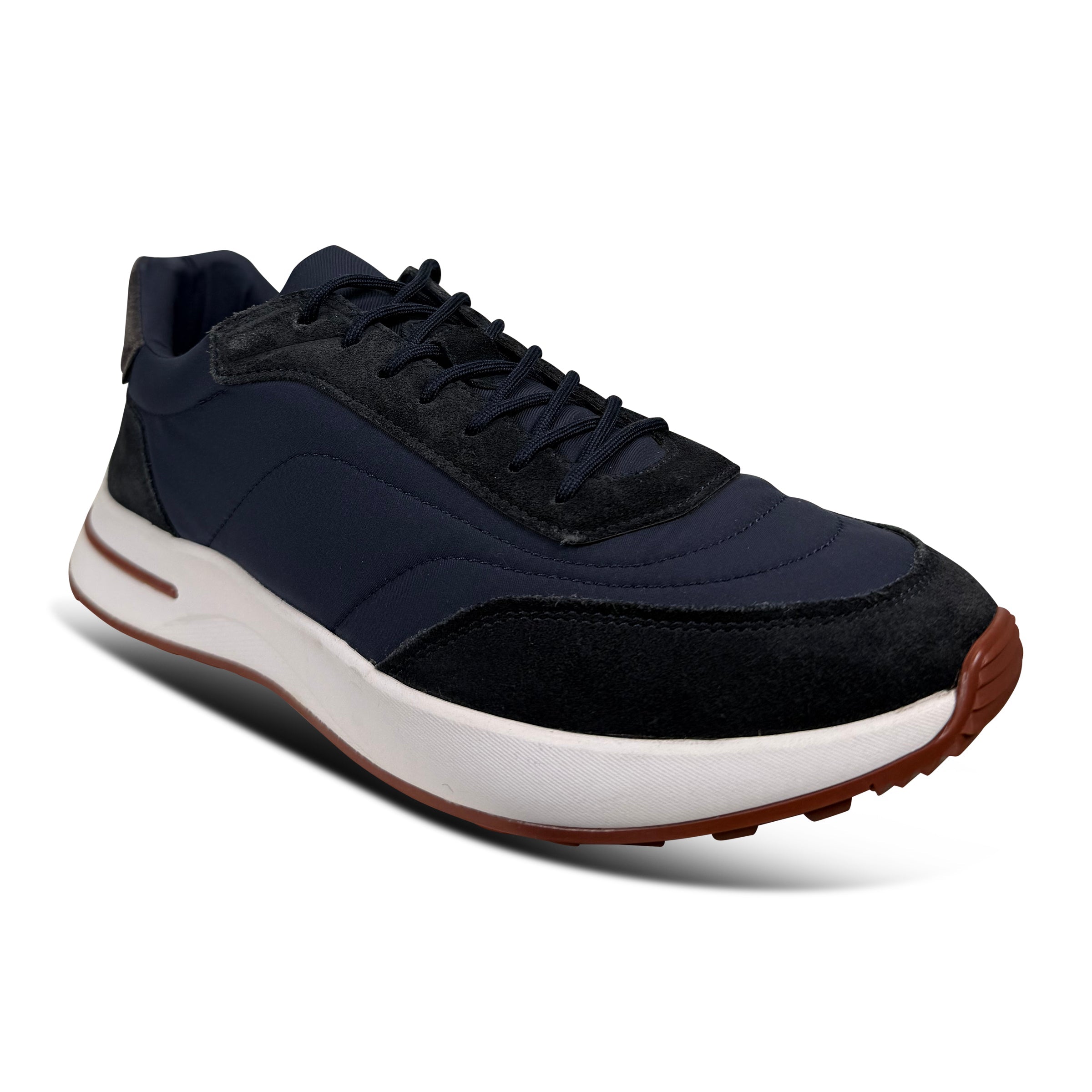 LORO PIANA WEEKEND WALK NAVY TRAINER - UK 7 (Fits 7.5) - Affluent ArchivesUsed HIGH END DESIGNER CLOTHING