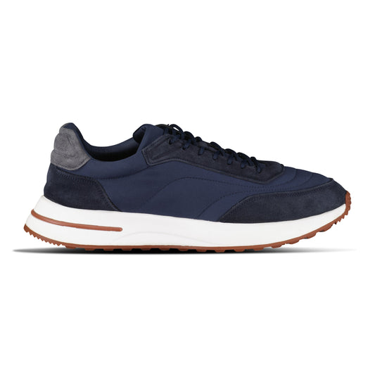 LORO PIANA WEEKEND WALK NAVY TRAINER - UK 9 (Fit 10) - Affluent ArchivesUsed HIGH END DESIGNER CLOTHING