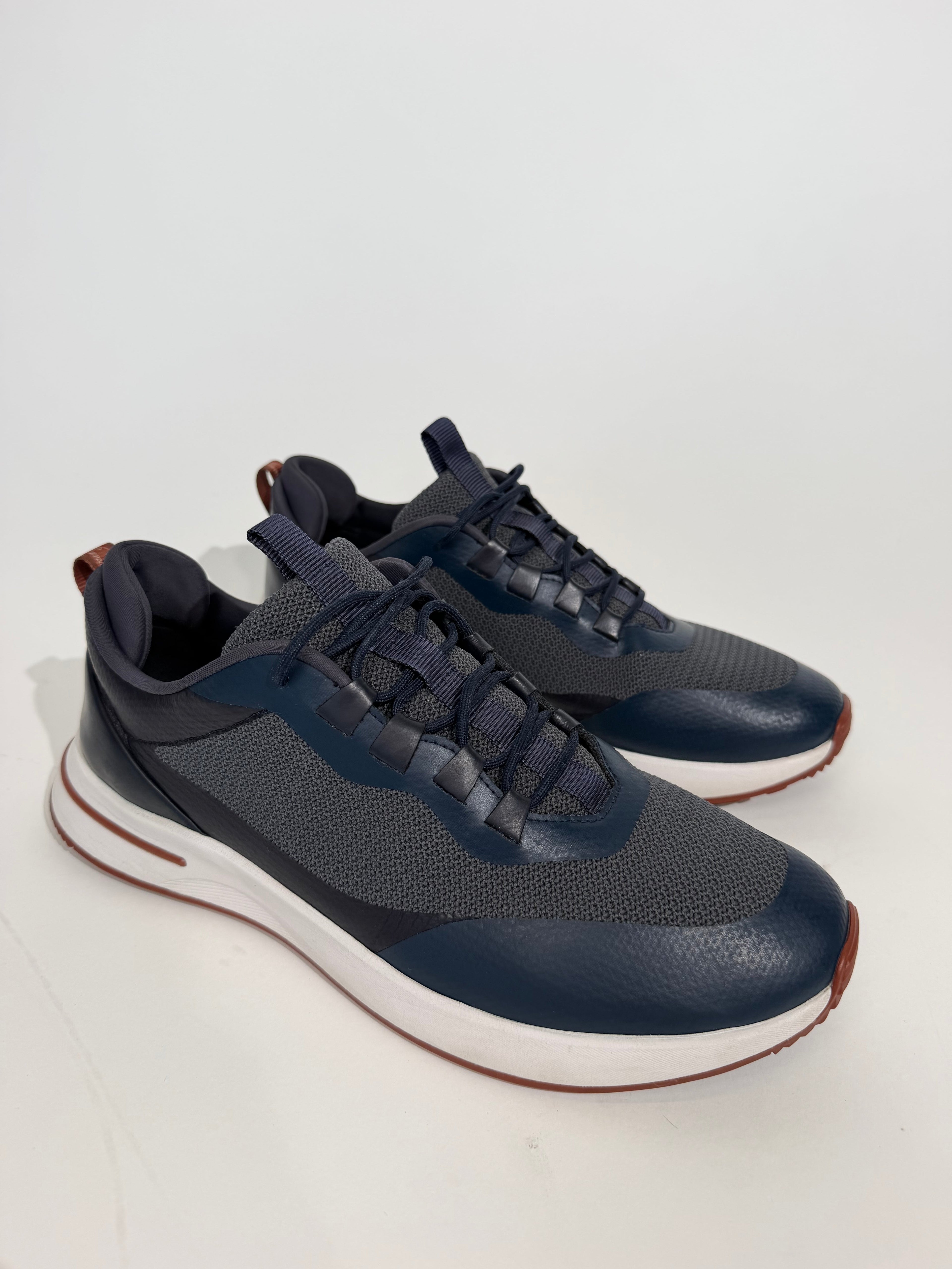 LORO PIANA WEEKEND WALKE EVO NAVY TRAINER - UK 10.5 (Fits 11) | PRE OWNED - Affluent ArchivesUsed HIGH END DESIGNER CLOTHING