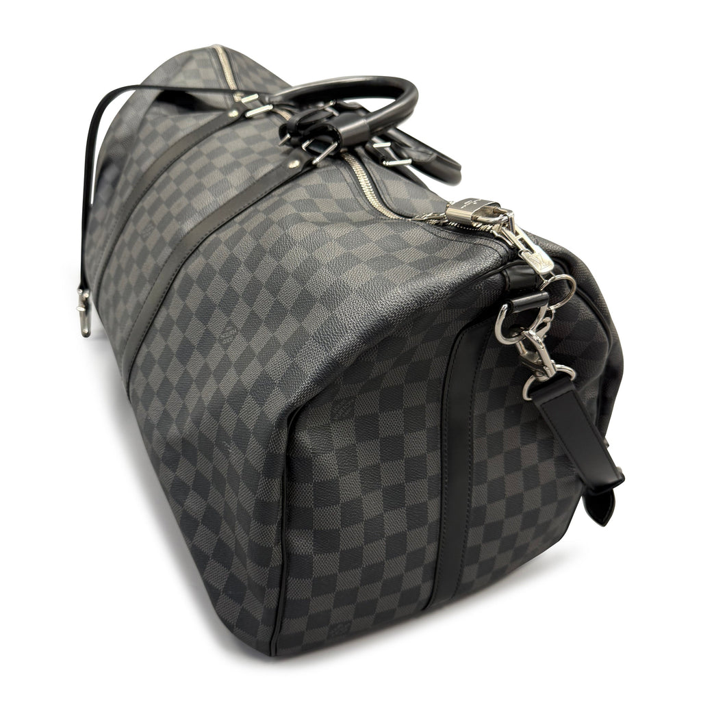 LOUIS VIUITTON DAMIER KEEPALL 55 - Affluent ArchivesUsed HIGH END DESIGNER CLOTHING