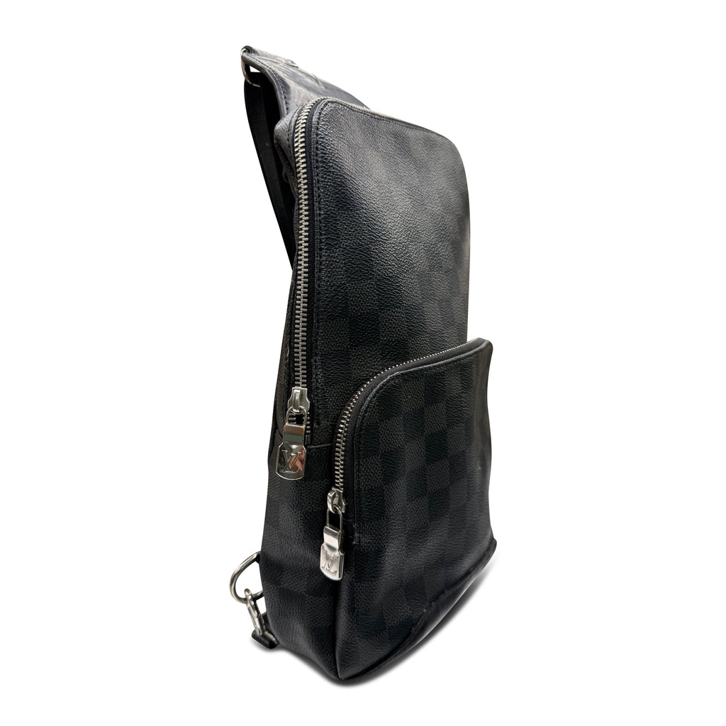 LOUIS VUITTON AVENUE SLING BAG GREY DAMIER - Affluent ArchivesUsed HIGH END DESIGNER CLOTHING