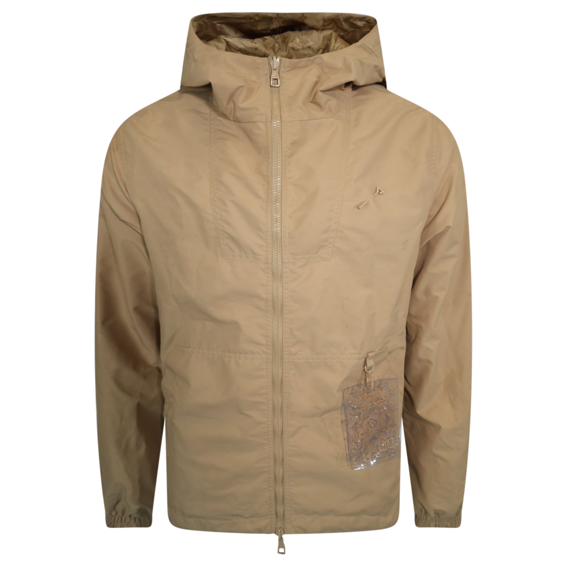 LOUIS VUITTON BEIGE MONOGRAM REVERSIBLE JACKET - XL (52) | PRE OWNED - Affluent ArchivesUsed HIGH END DESIGNER CLOTHING