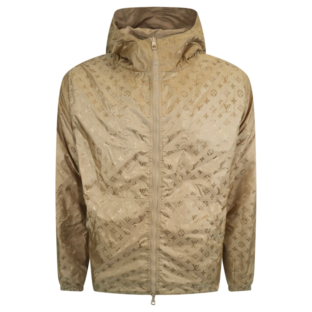 LOUIS VUITTON BEIGE MONOGRAM REVERSIBLE JACKET - XL (52) | PRE OWNED - Affluent ArchivesUsed HIGH END DESIGNER CLOTHING
