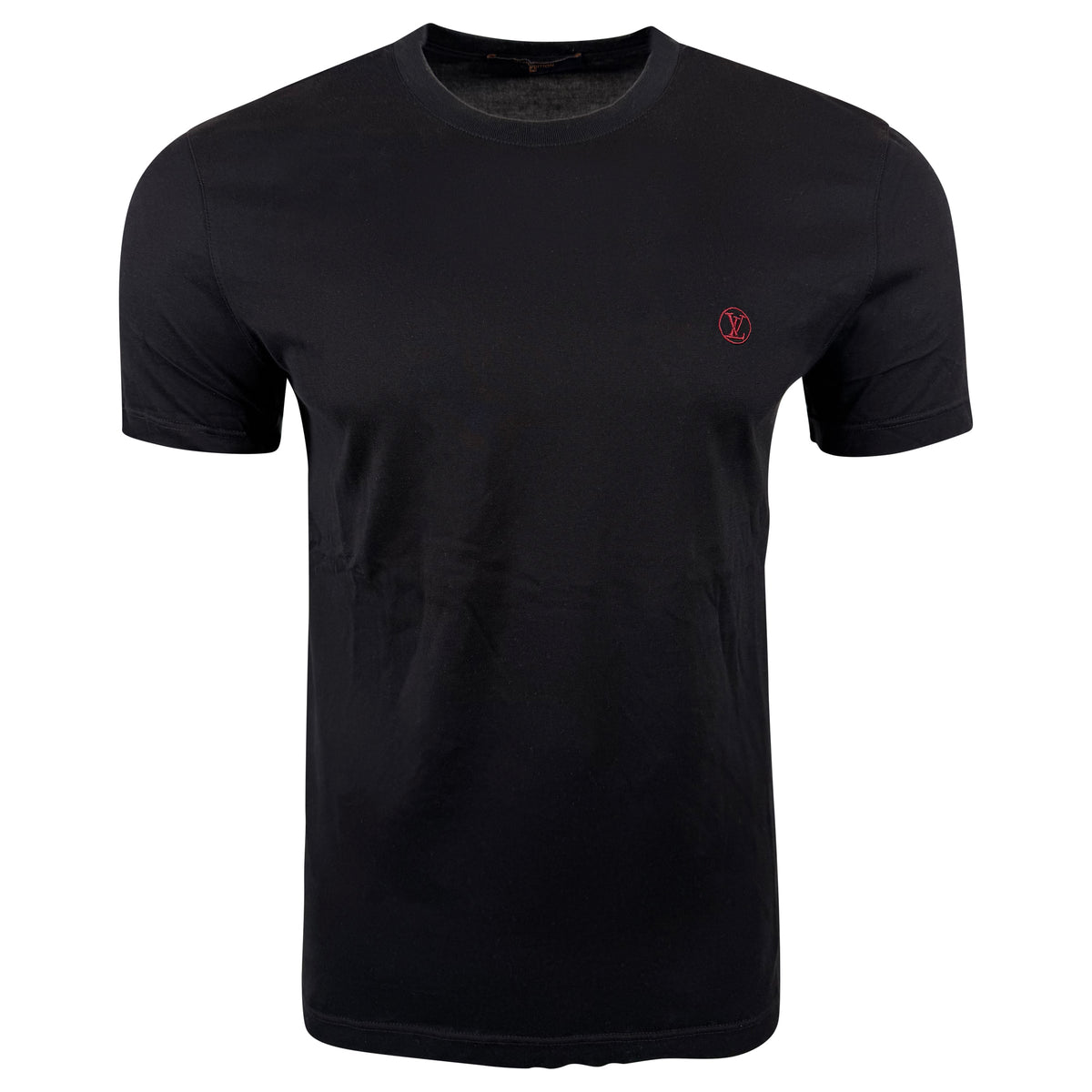 LOUIS VUITTON BLACK CLASSIC T SHIRT - MEDIUM | PRE OWNED - Affluent ArchivesUsed HIGH END DESIGNER CLOTHING