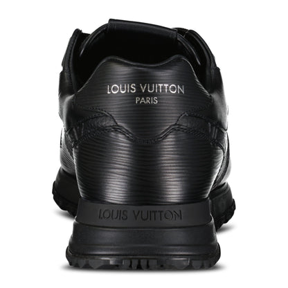 LOUIS VUITTON BLACK EMBOSSED RUNAWAY TRAINER - UK 8 (Fit 9) NEW - Affluent ArchivesUsed HIGH END DESIGNER CLOTHING