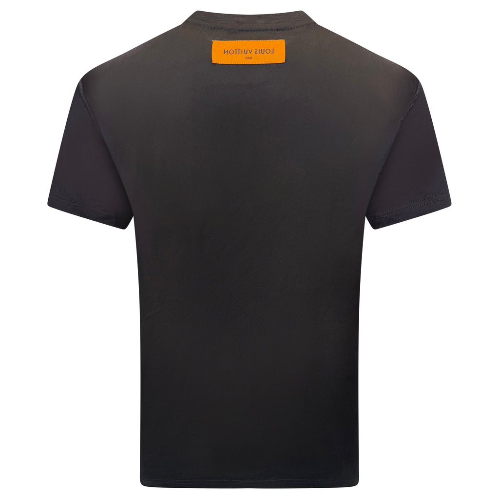 LOUIS VUITTON BLACK EMBOSSED T SHIRT - LARGE | NEW - Affluent ArchivesUsed HIGH END DESIGNER CLOTHING