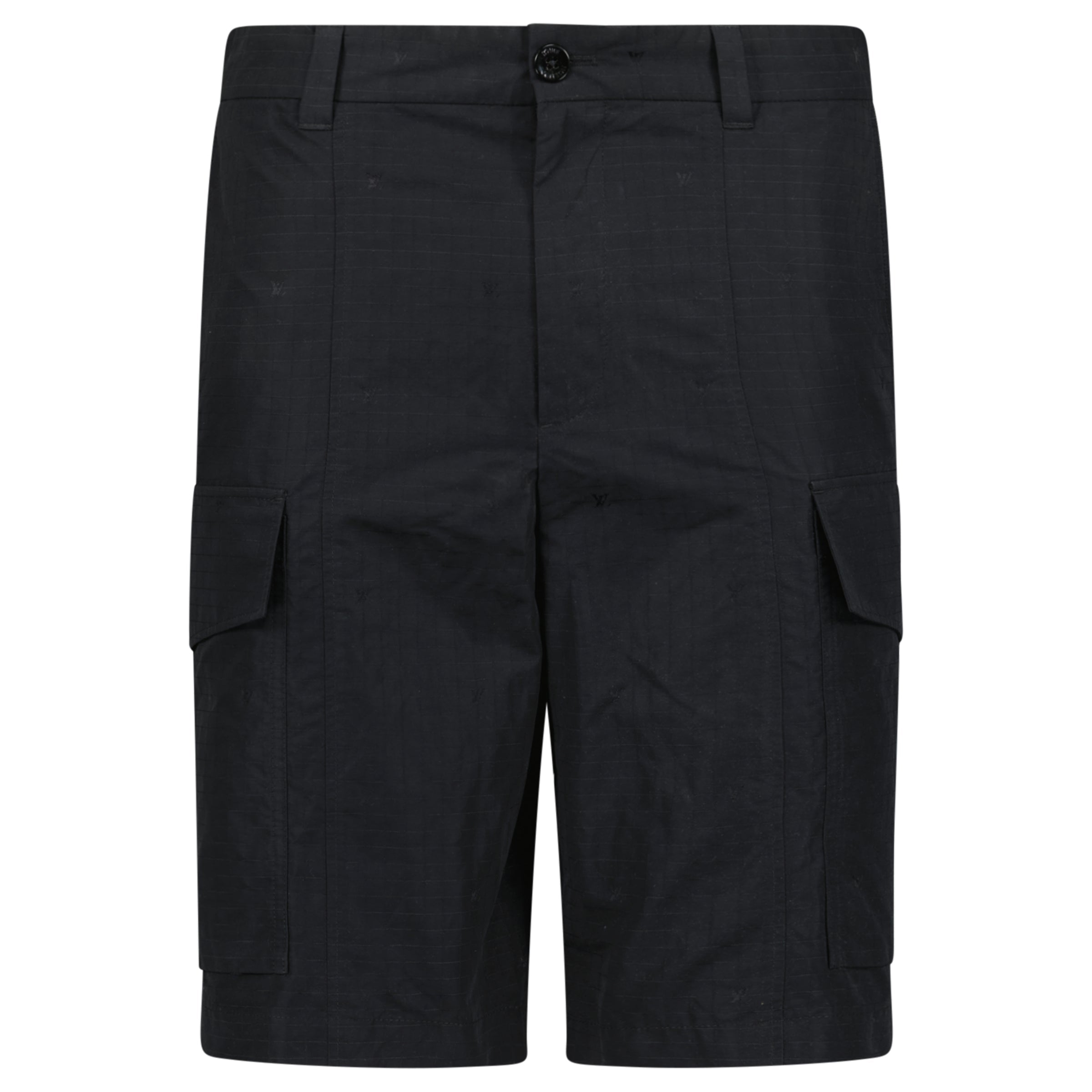 Louis Vuitton Black Monogram Nylon Cargo Shorts - Medium (48) | Pre-Owned