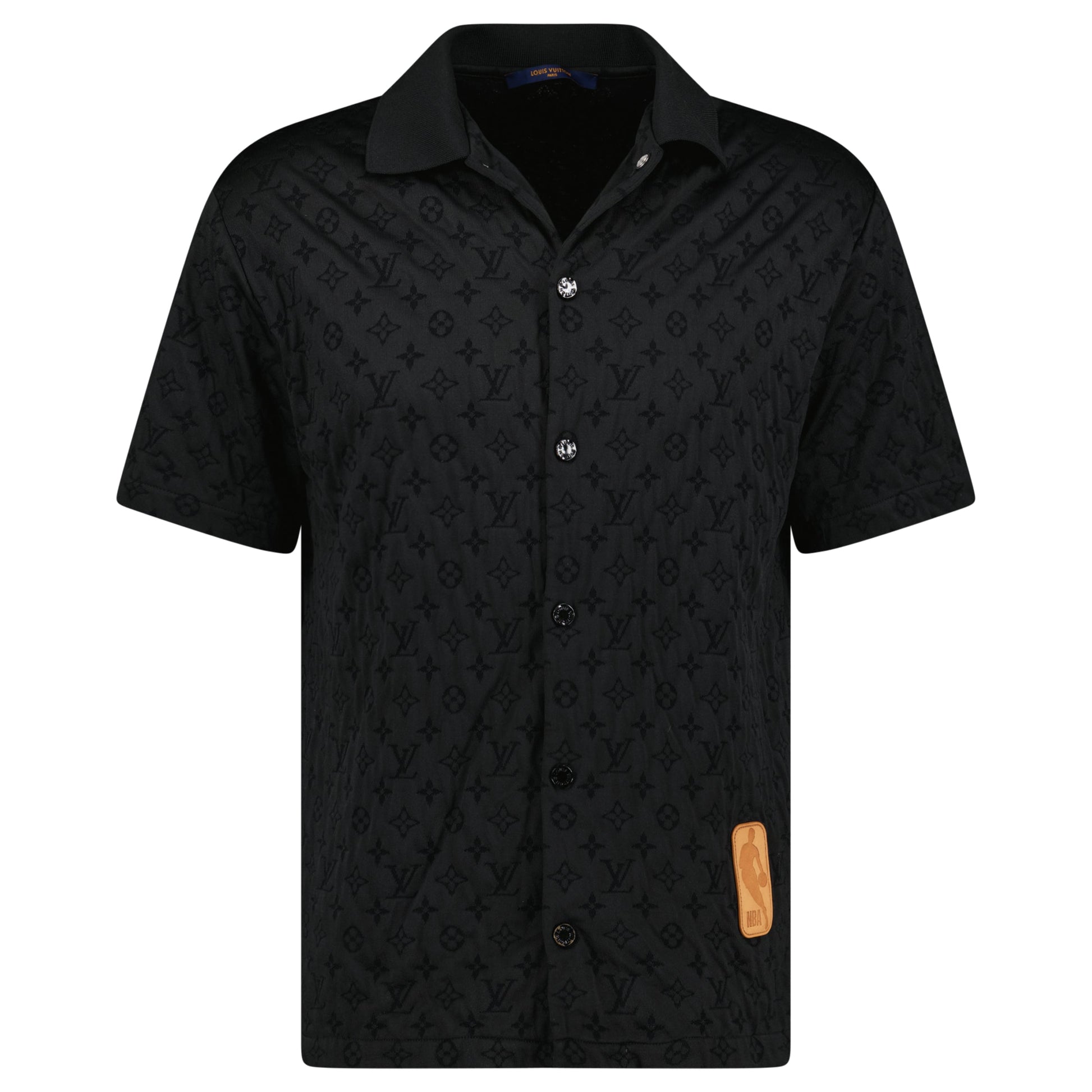 LOUIS VUITTON BLACK NBA SHIRT - MEDIUM - Affluent ArchivesUsed HIGH END DESIGNER CLOTHING
