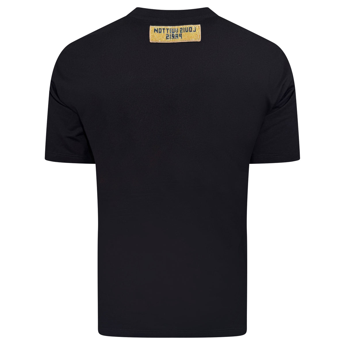 LOUIS VUITTON BLACK SEQUIN T SHIRT - LARGE | PRE OWNED - Affluent ArchivesUsed HIGH END DESIGNER CLOTHING
