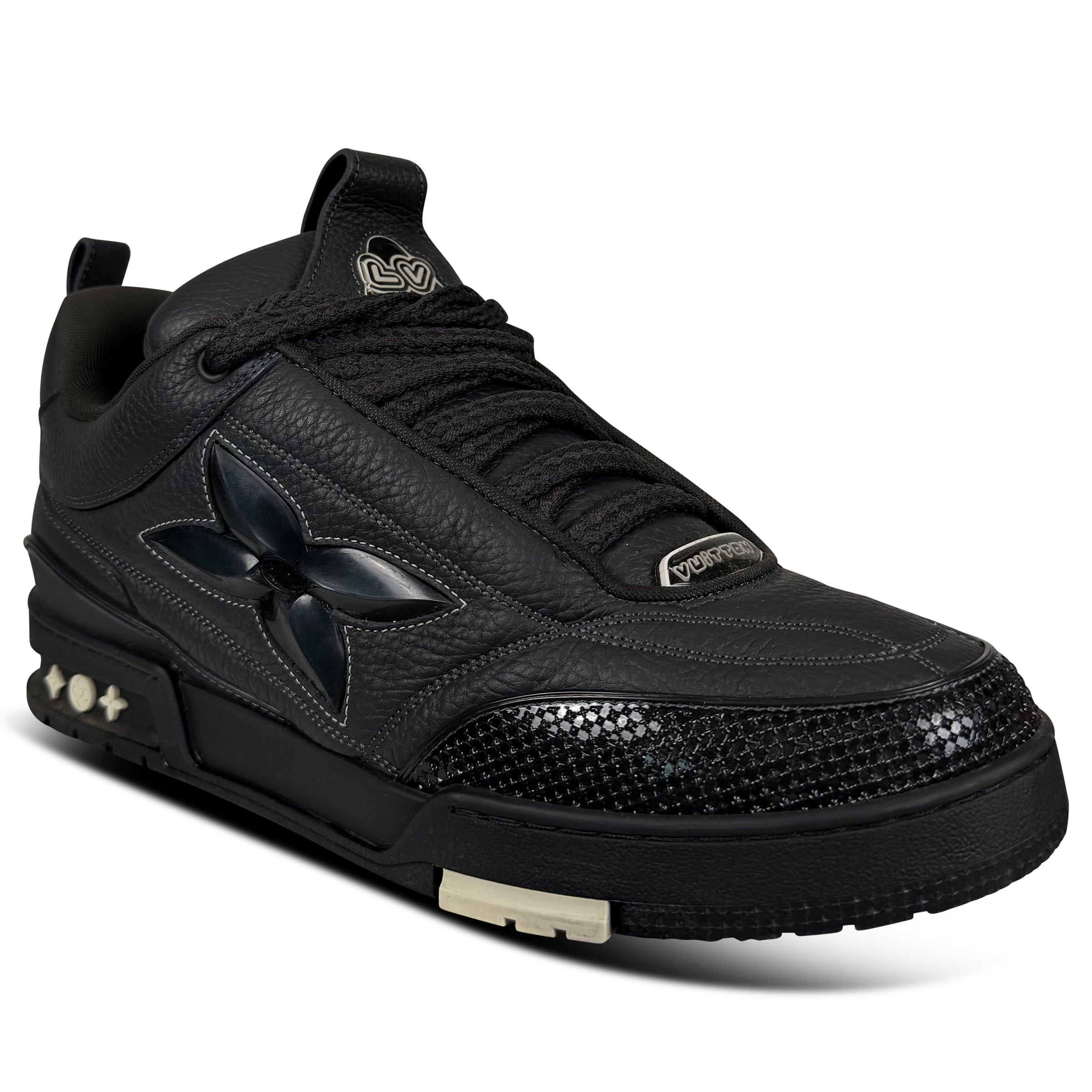 LOUIS VUITTON BLACK SKATE SNEAKER - UK 10 (Fit 11) | PRE OWNED - Affluent ArchivesUsed HIGH END DESIGNER CLOTHING