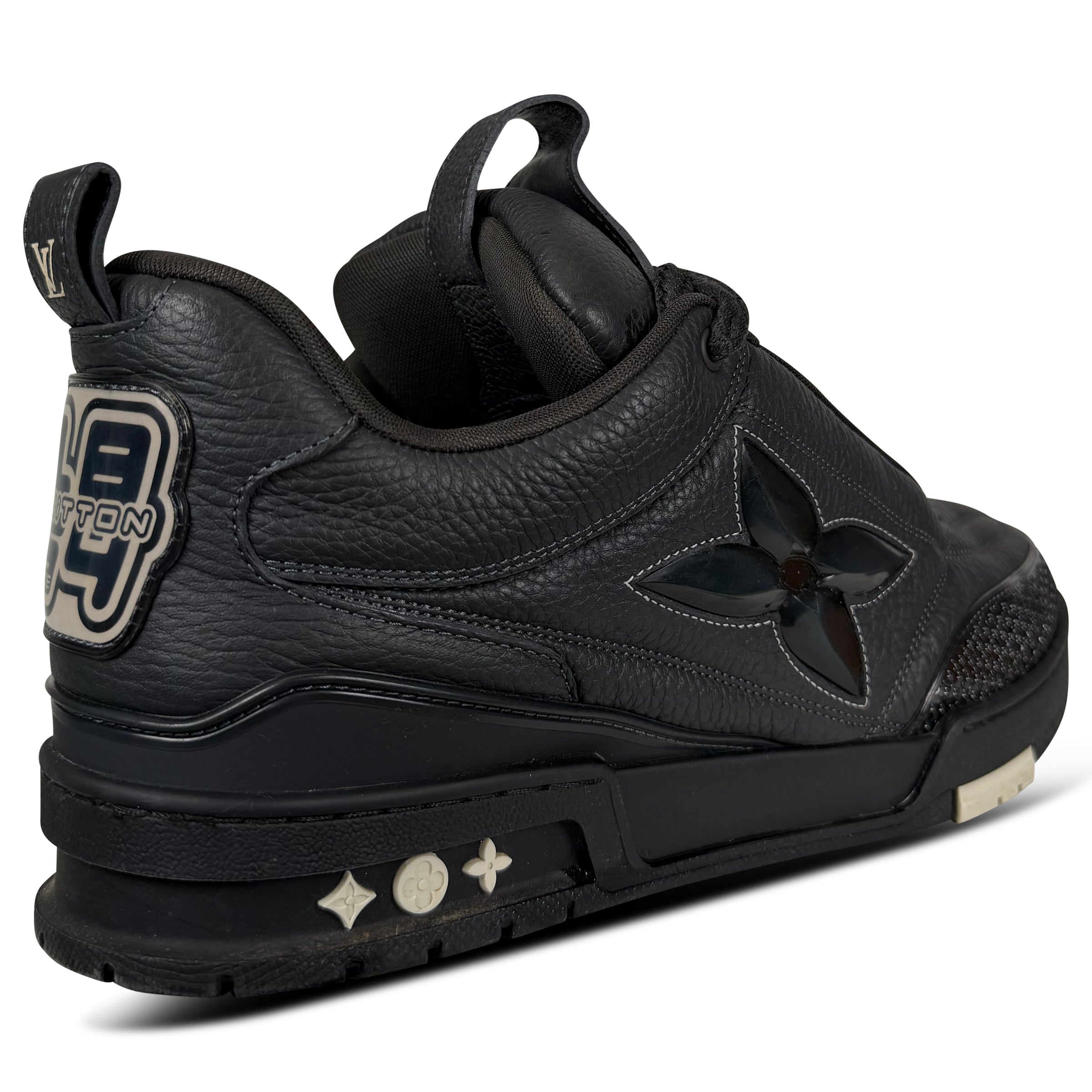 LOUIS VUITTON BLACK SKATE SNEAKER - UK 10 (Fit 11) | PRE OWNED - Affluent ArchivesUsed HIGH END DESIGNER CLOTHING
