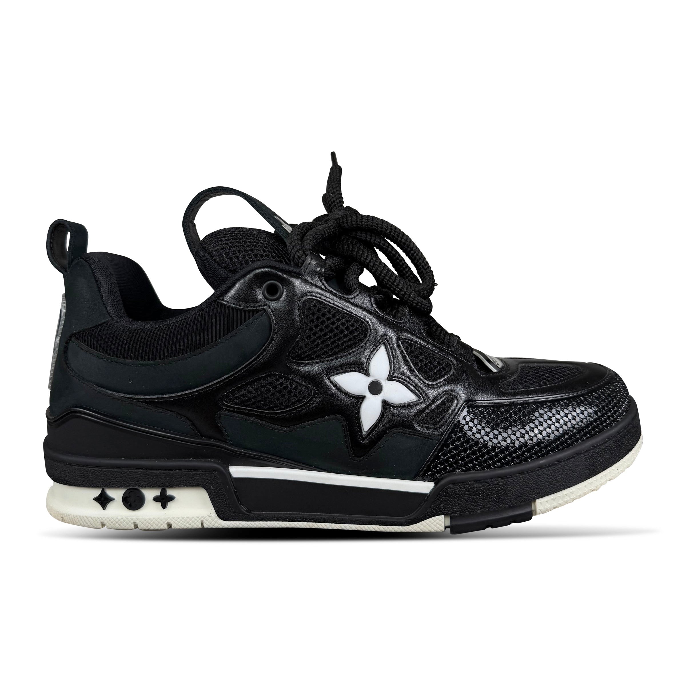 LOUIS VUITTON BLACK SKATE SNEAKER - UK 11 (Fits 12) - Affluent ArchivesUsed HIGH END DESIGNER CLOTHING