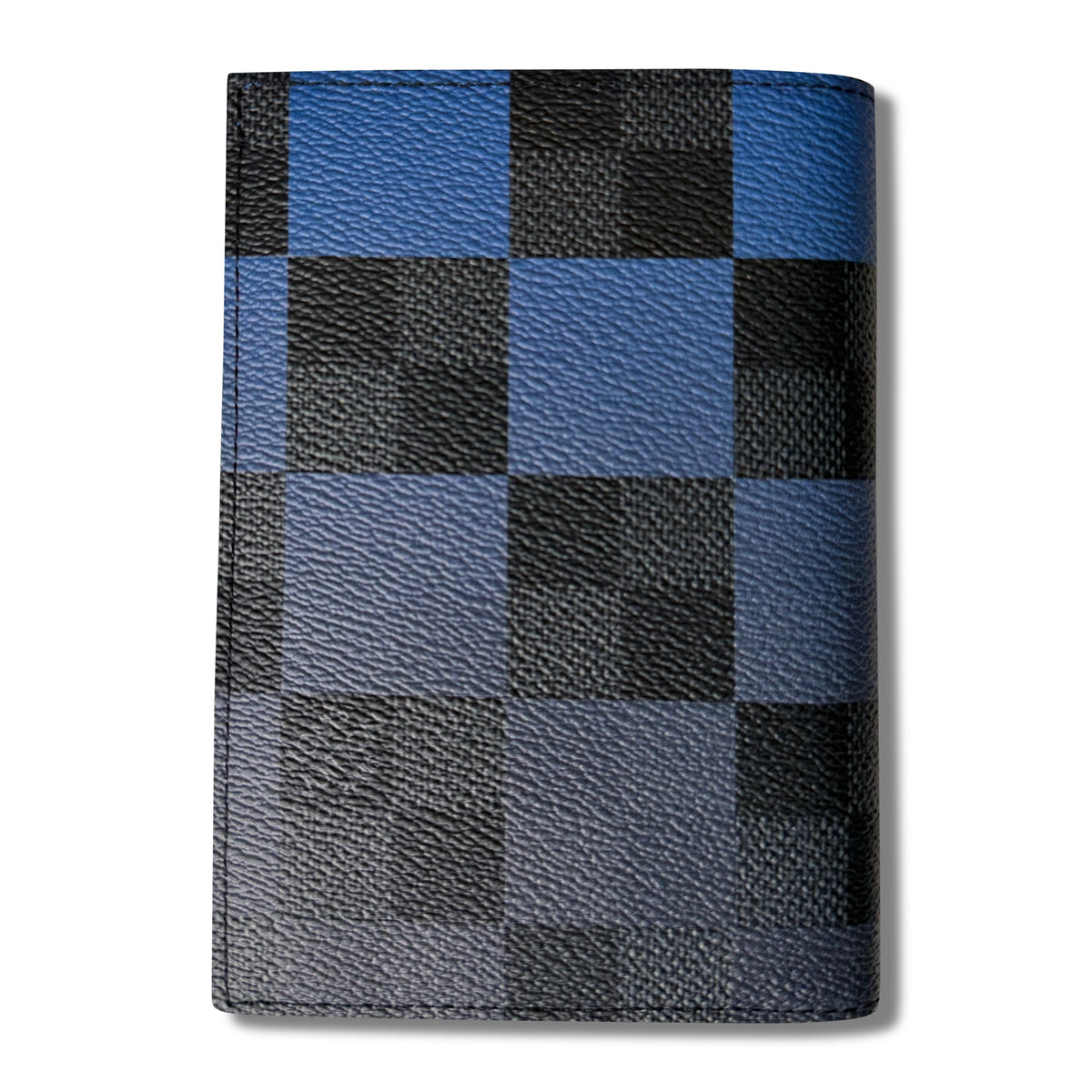 LOUIS VUITTON BLUE DAMIER GIANT BLUE PASSPORT CARDHOLDER | PRE OWNED - Affluent ArchivesUsed HIGH END DESIGNER CLOTHING