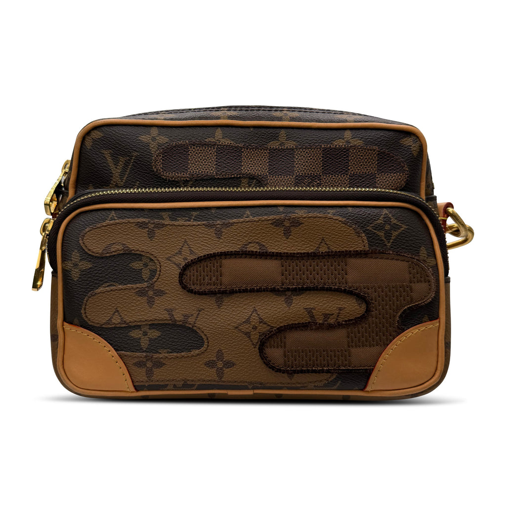 LOUIS VUITTON BROWN NIL CROSS MESSENGER BAG - Affluent ArchivesUsed HIGH END DESIGNER CLOTHING