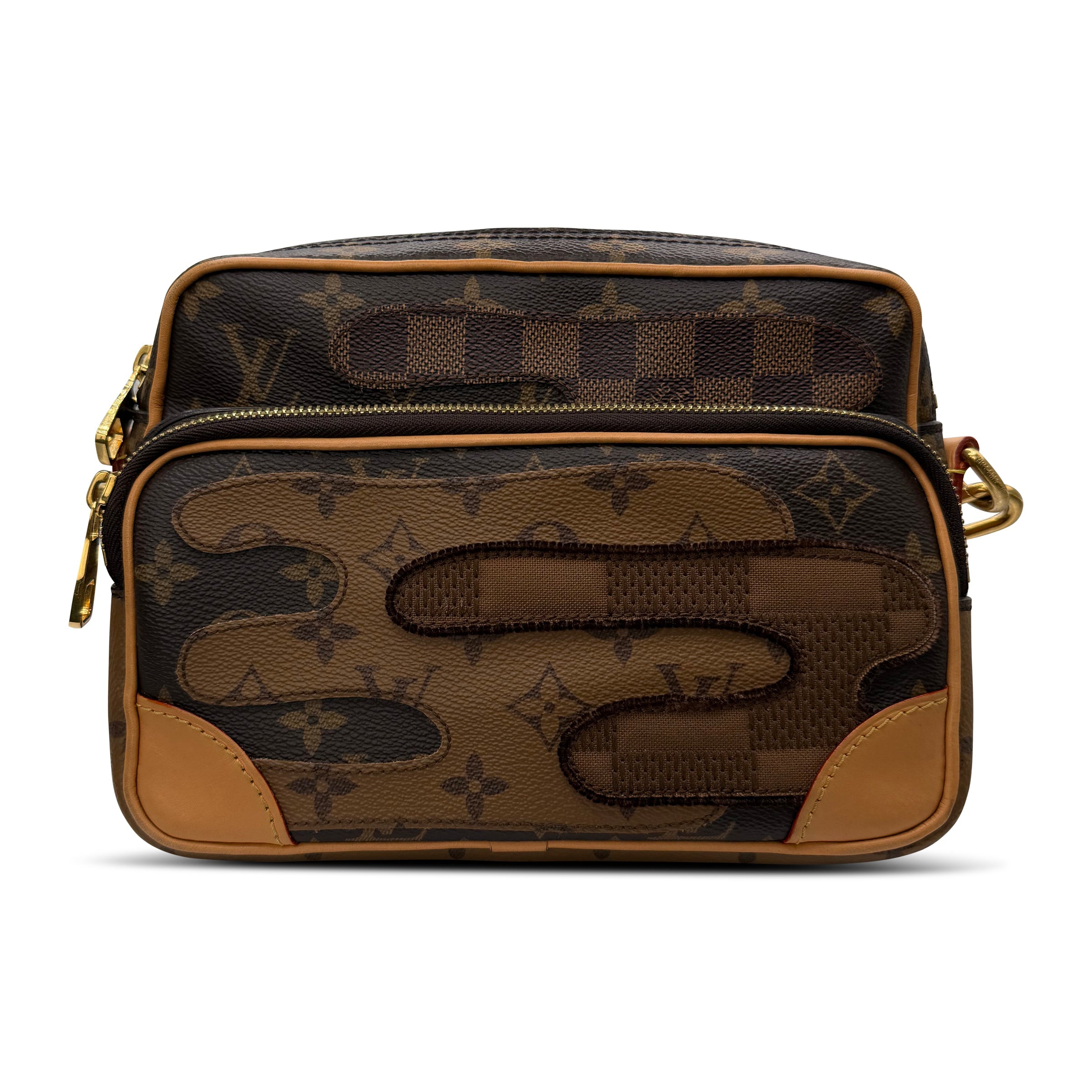 LOUIS VUITTON BROWN NIL CROSS MESSENGER BAG - Affluent ArchivesUsed HIGH END DESIGNER CLOTHING