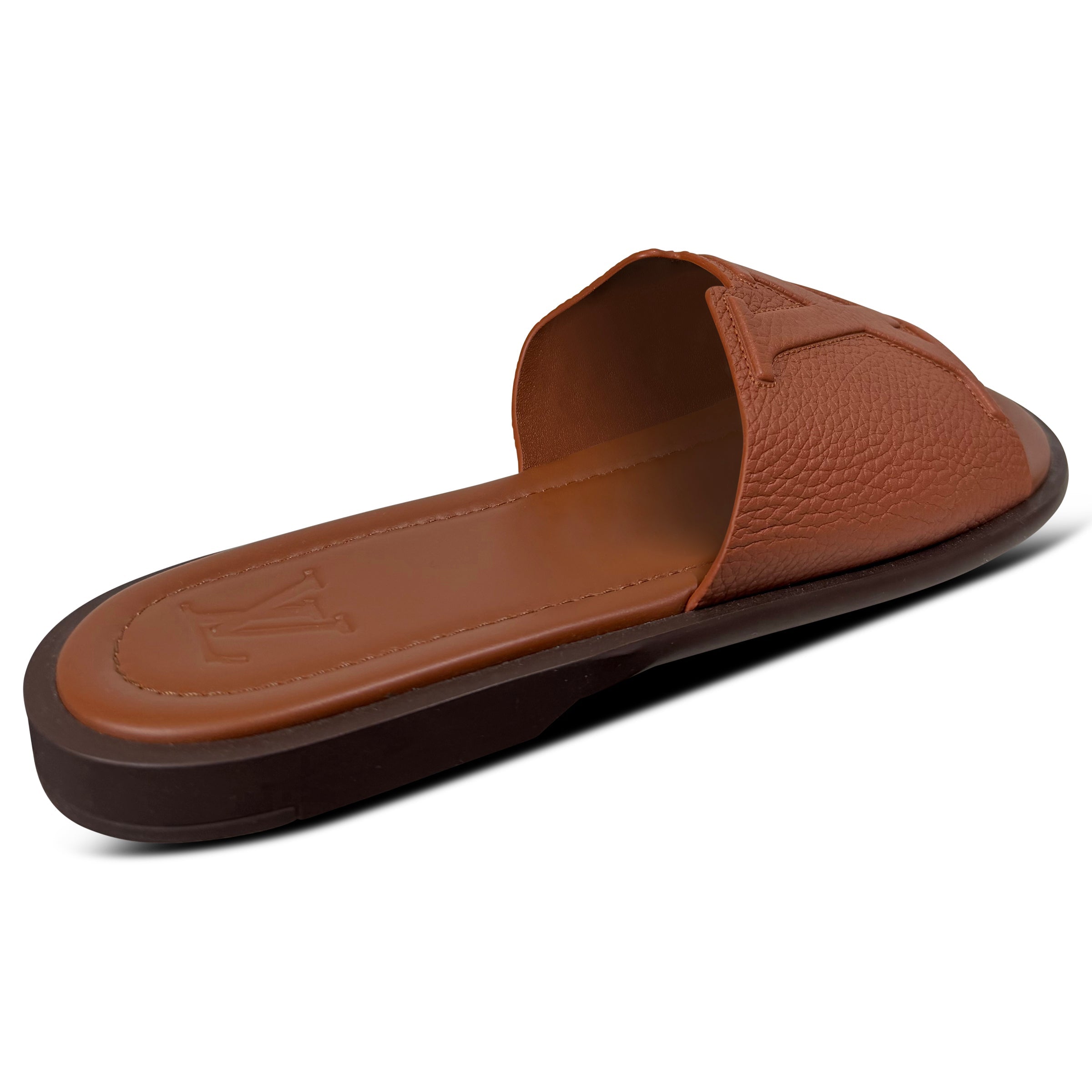 LOUIS VUITTON BROWN PORTOFINO MULES - UK 9.5 (Fit 10.5) | PRE OWNED - Affluent ArchivesUsed HIGH END DESIGNER CLOTHING