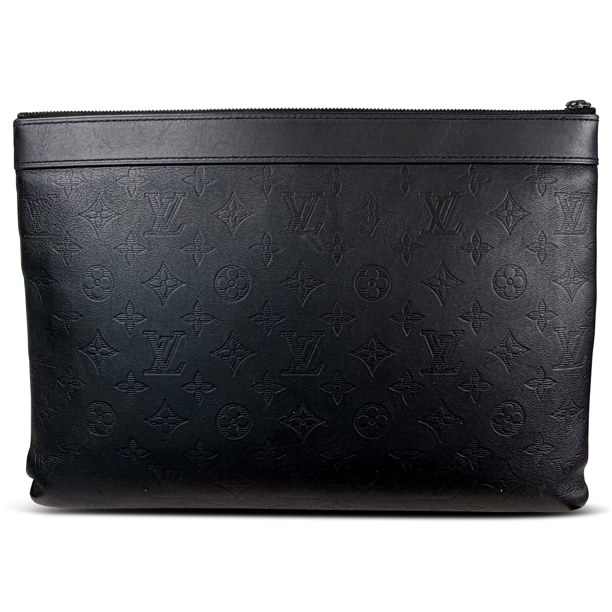 LOUIS VUITTON CLUTCH POCHETTE DISCOVERY SHADOW MONOGRAM | PRE OWNED - Affluent ArchivesUsed HIGH END DESIGNER CLOTHING