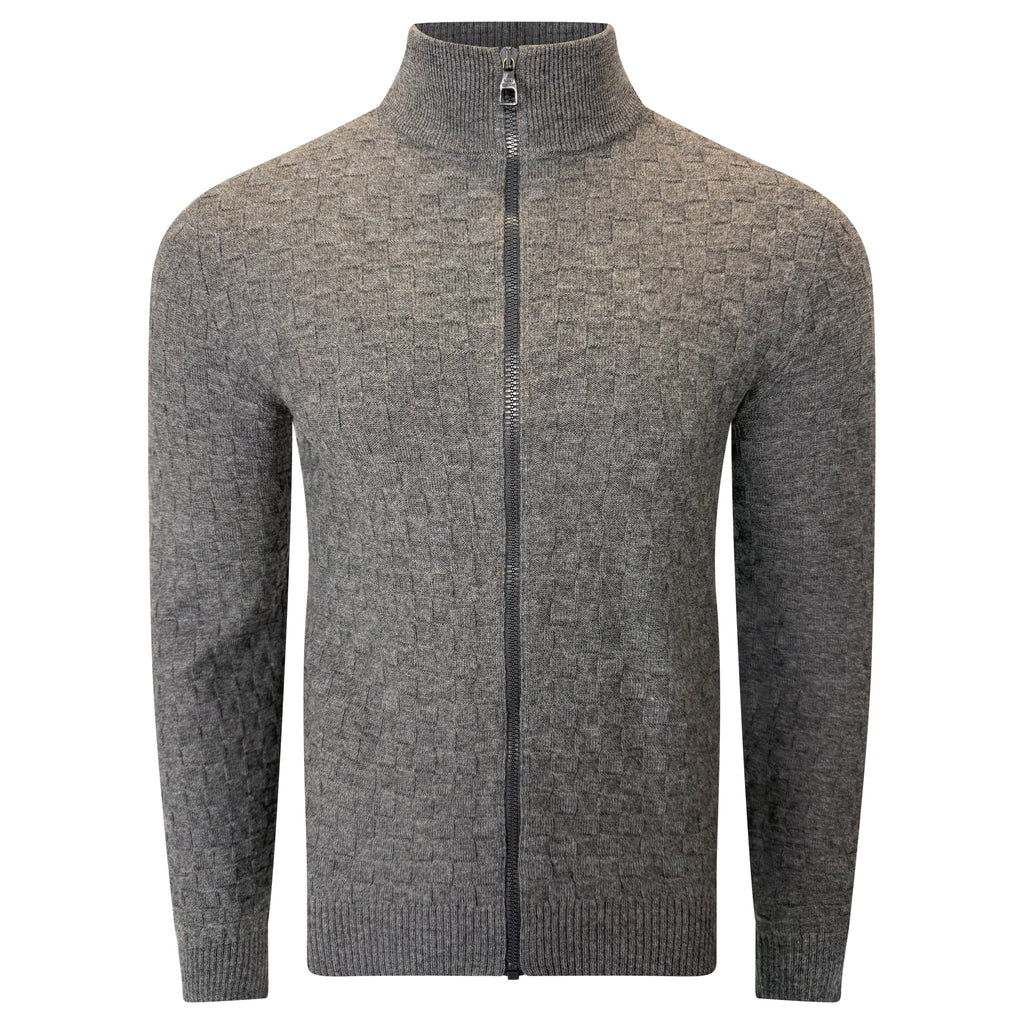 LOUIS VUITTON DAMIER CARDIGAN GREY - SMALL (Fits Medium) | PRE OWNED - Affluent ArchivesUsed HIGH END DESIGNER CLOTHING