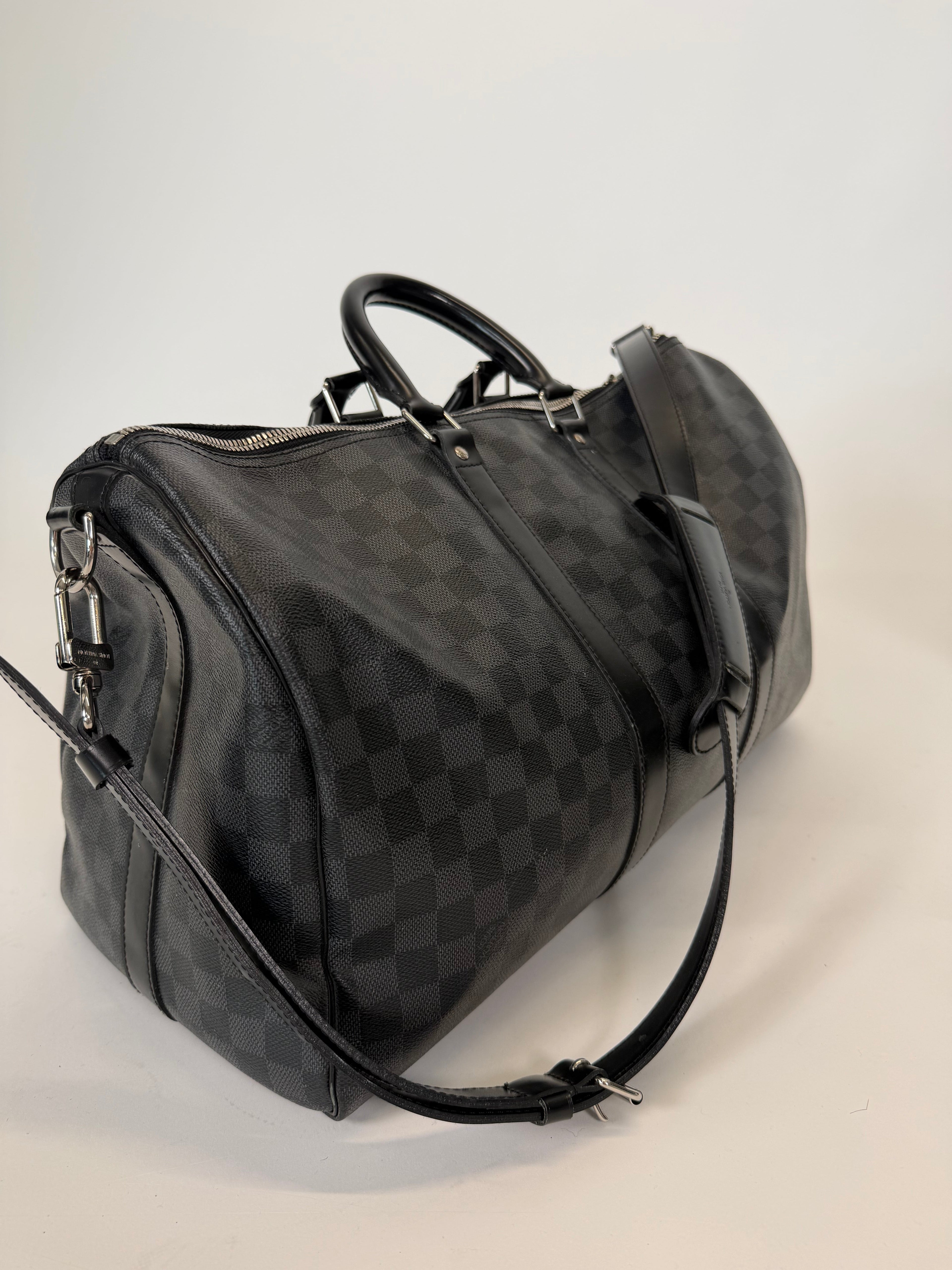 LOUIS VUITTON DAMIER KEEPALL 45 - Affluent ArchivesUsed HIGH END DESIGNER CLOTHING