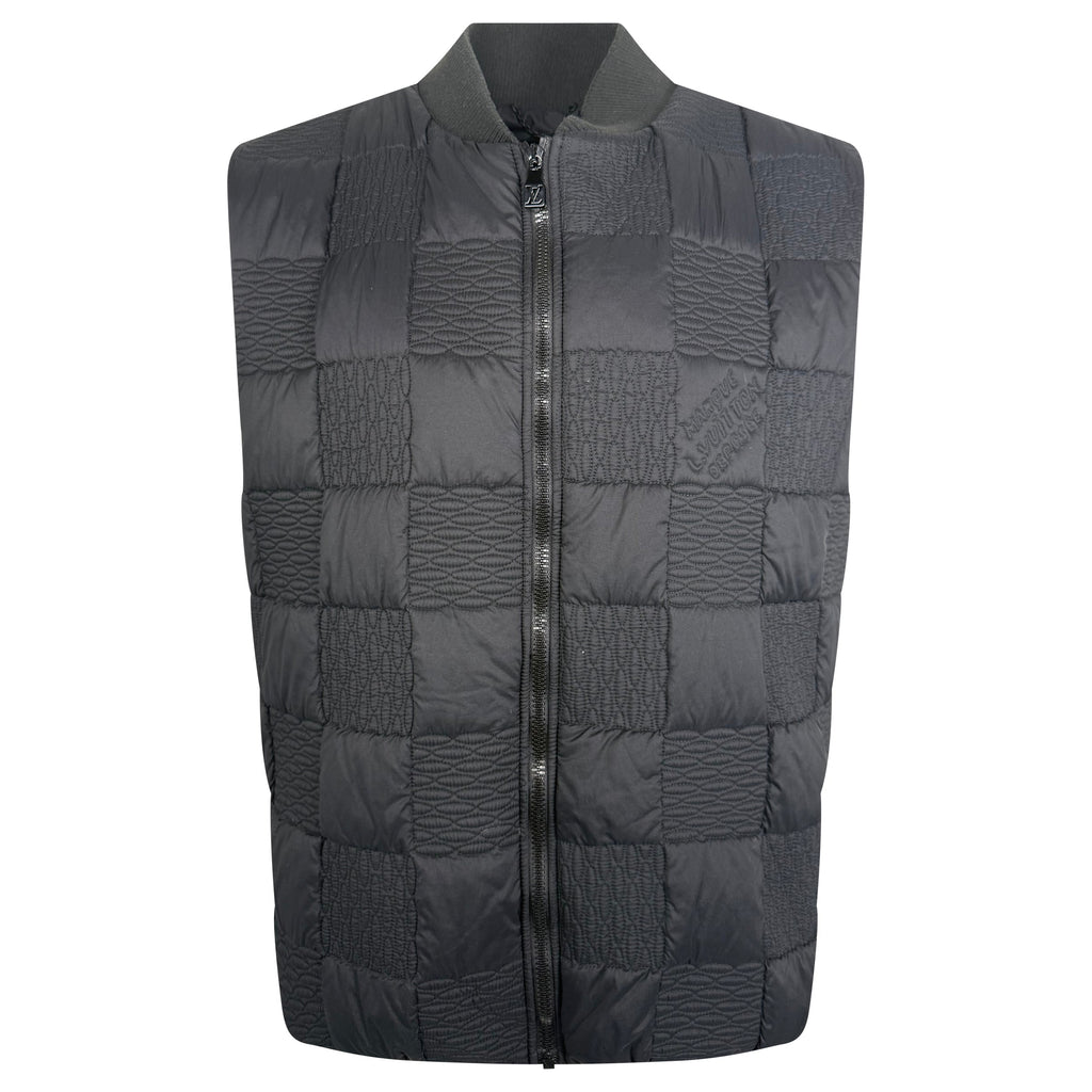 LOUIS VUITTON DAMIER QUILTED GILET - XXL - Affluent ArchivesUsed HIGH END DESIGNER CLOTHING