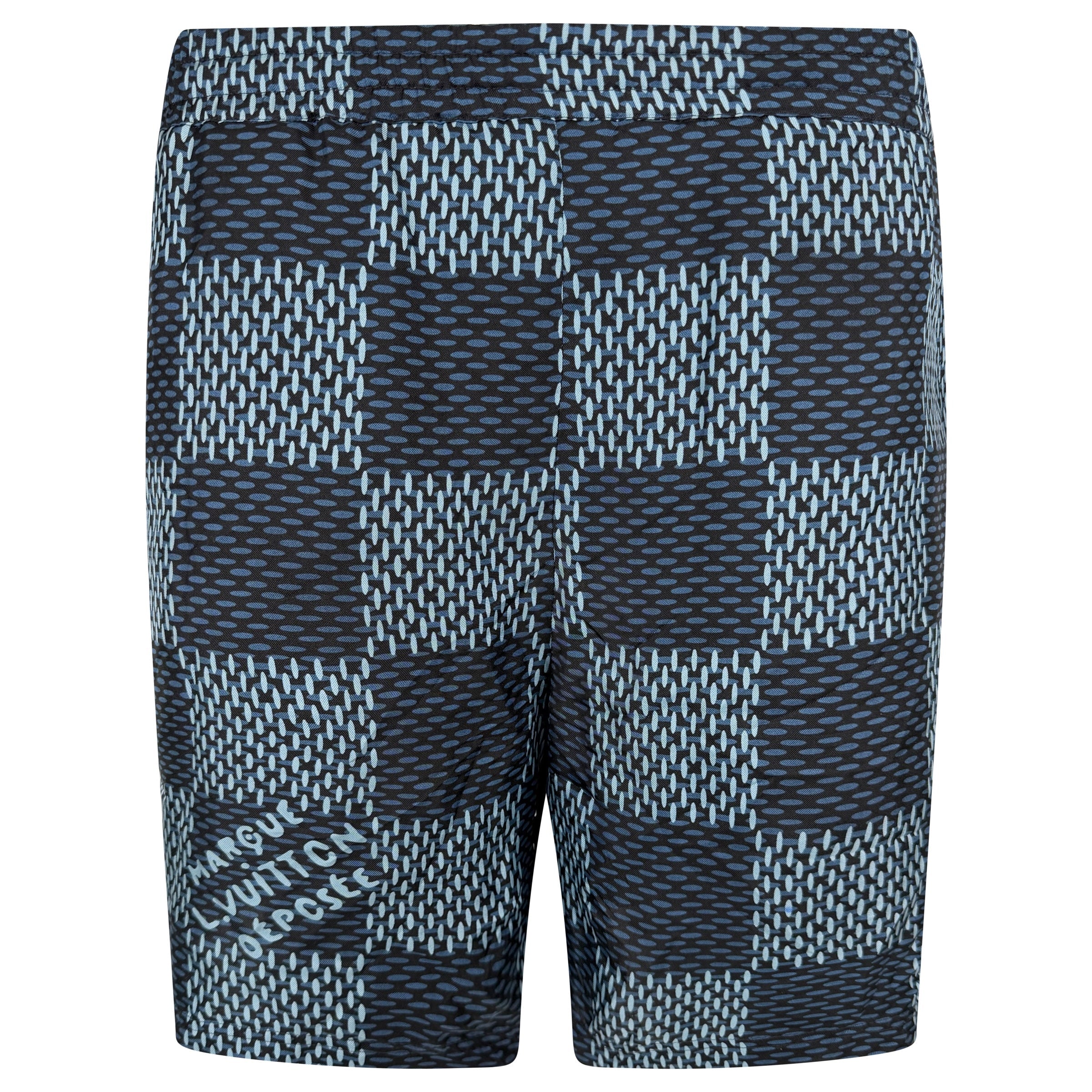 LOUIS VUITTON DAMIER SILK BLUE SHORTS - LARGE | PRE OWNED - Affluent ArchivesUsed HIGH END DESIGNER CLOTHING