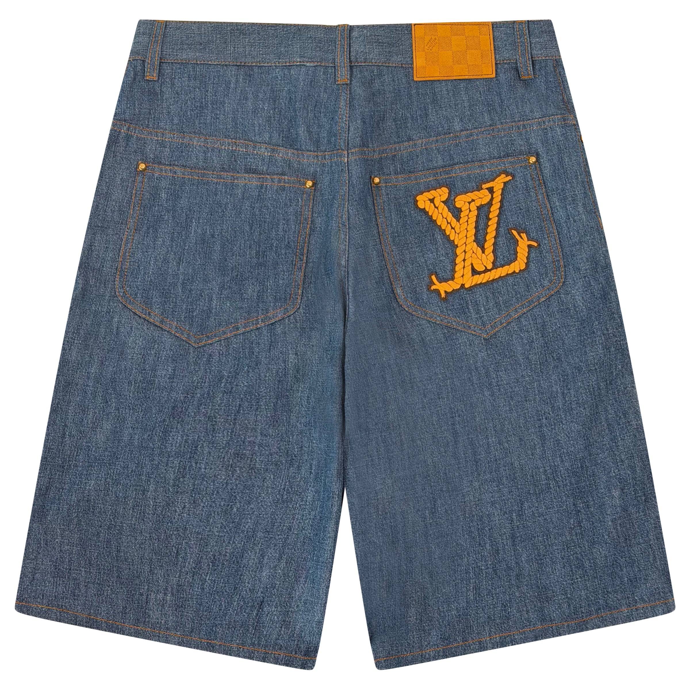 LOUIS VUITTON DENIM SHORTS - 30W | PRE OWNED - Affluent ArchivesUsed HIGH END DESIGNER CLOTHING