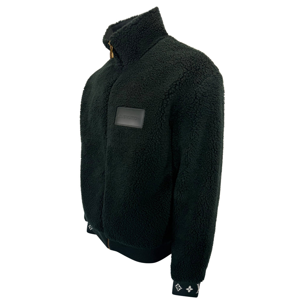 LOUIS VUITTON FLEECE JACKET KHAK - XL | PRE OWNED - Affluent ArchivesUsed HIGH END DESIGNER CLOTHING