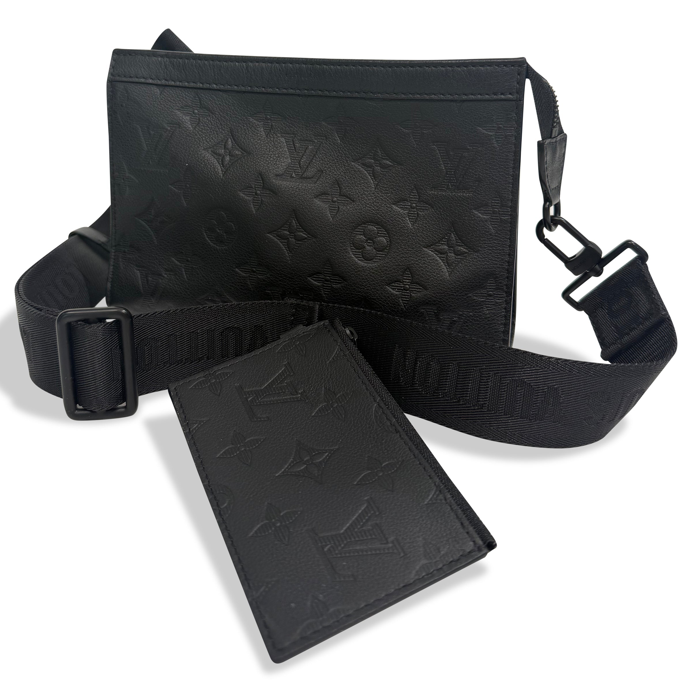 LOUIS VUITTON GASTON WEARABLE BAG BLACK | PRE OWNED - Affluent ArchivesUsed HIGH END DESIGNER CLOTHING