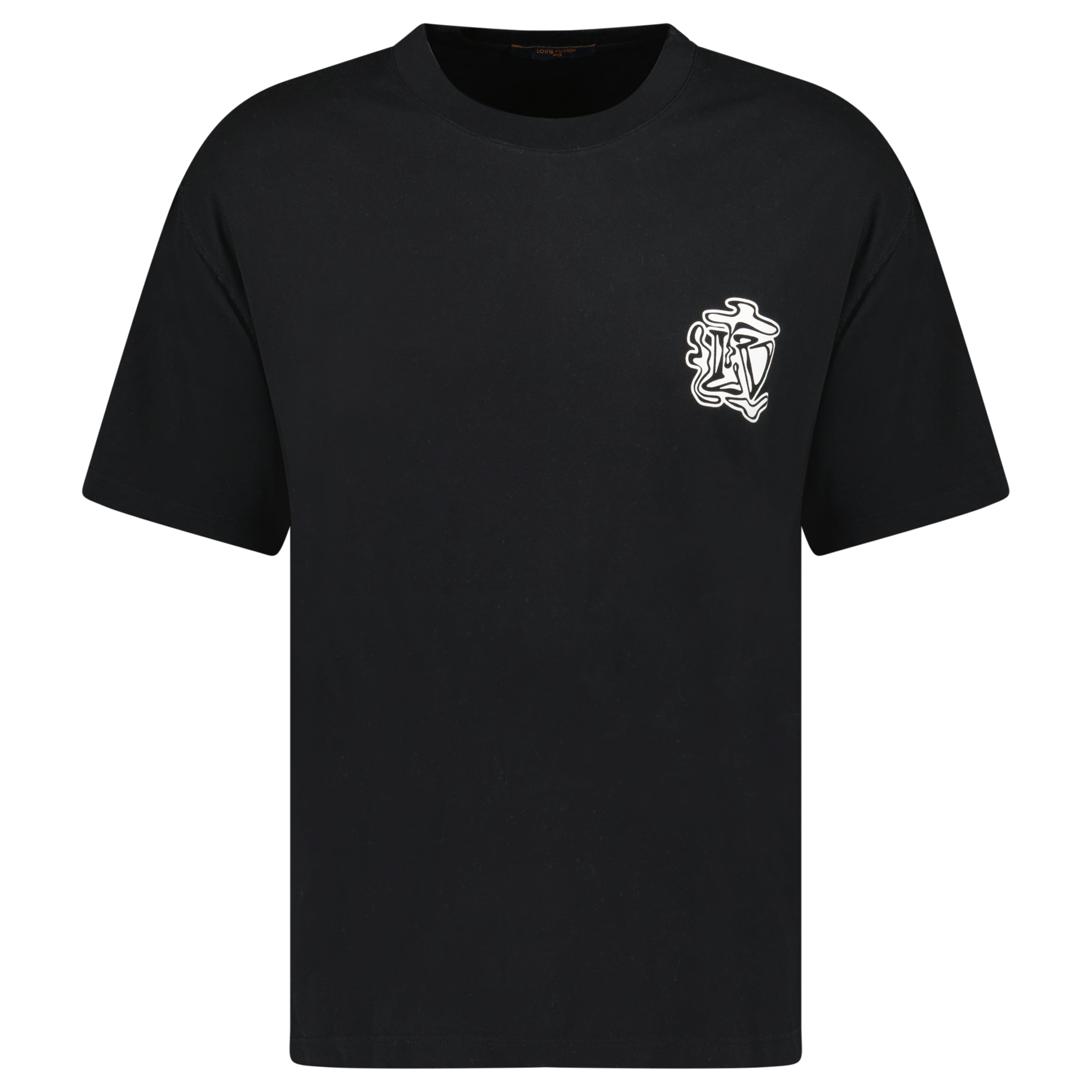 LOUIS VUITTON GRAFFITI T SHIRT BLACK - XL (Fits L) - Affluent ArchivesUsed HIGH END DESIGNER CLOTHING