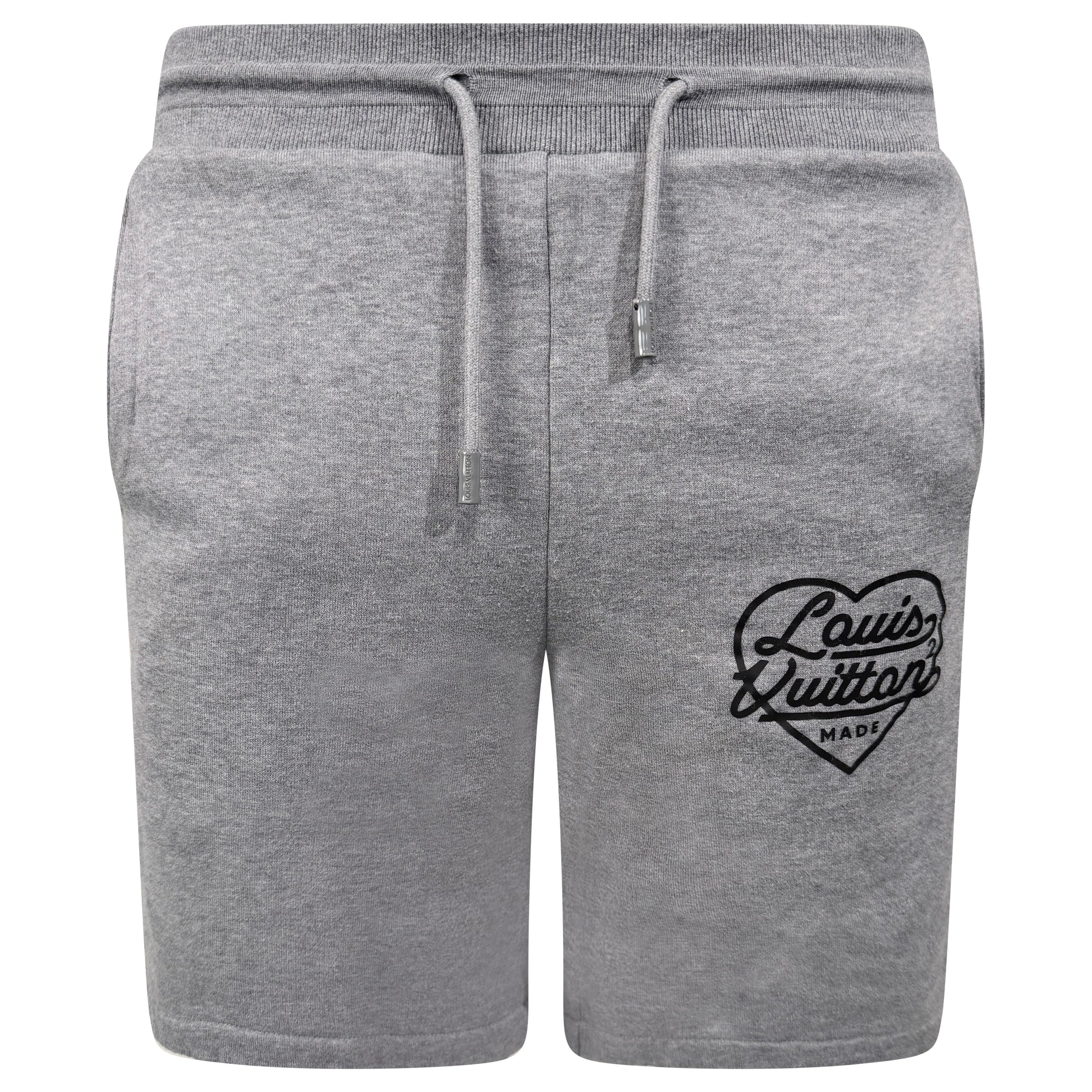 LOUIS VUITTON GREY COTTON SHORTS - MEDIUM | PRE OWNED - Affluent ArchivesUsed HIGH END DESIGNER CLOTHING