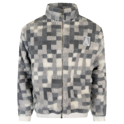 LOUIS VUITTON GREY FLEECE BLOUSON - XXL (Fits XL) | PRE OWNED - Affluent ArchivesUsed HIGH END DESIGNER CLOTHING