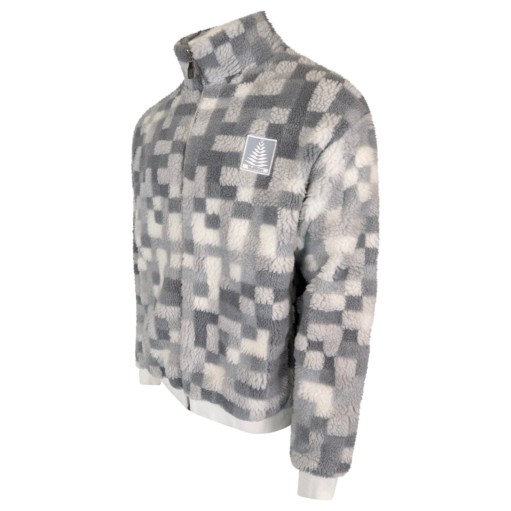 LOUIS VUITTON GREY FLEECE BLOUSON - XXL (Fits XL) | PRE OWNED - Affluent ArchivesUsed HIGH END DESIGNER CLOTHING