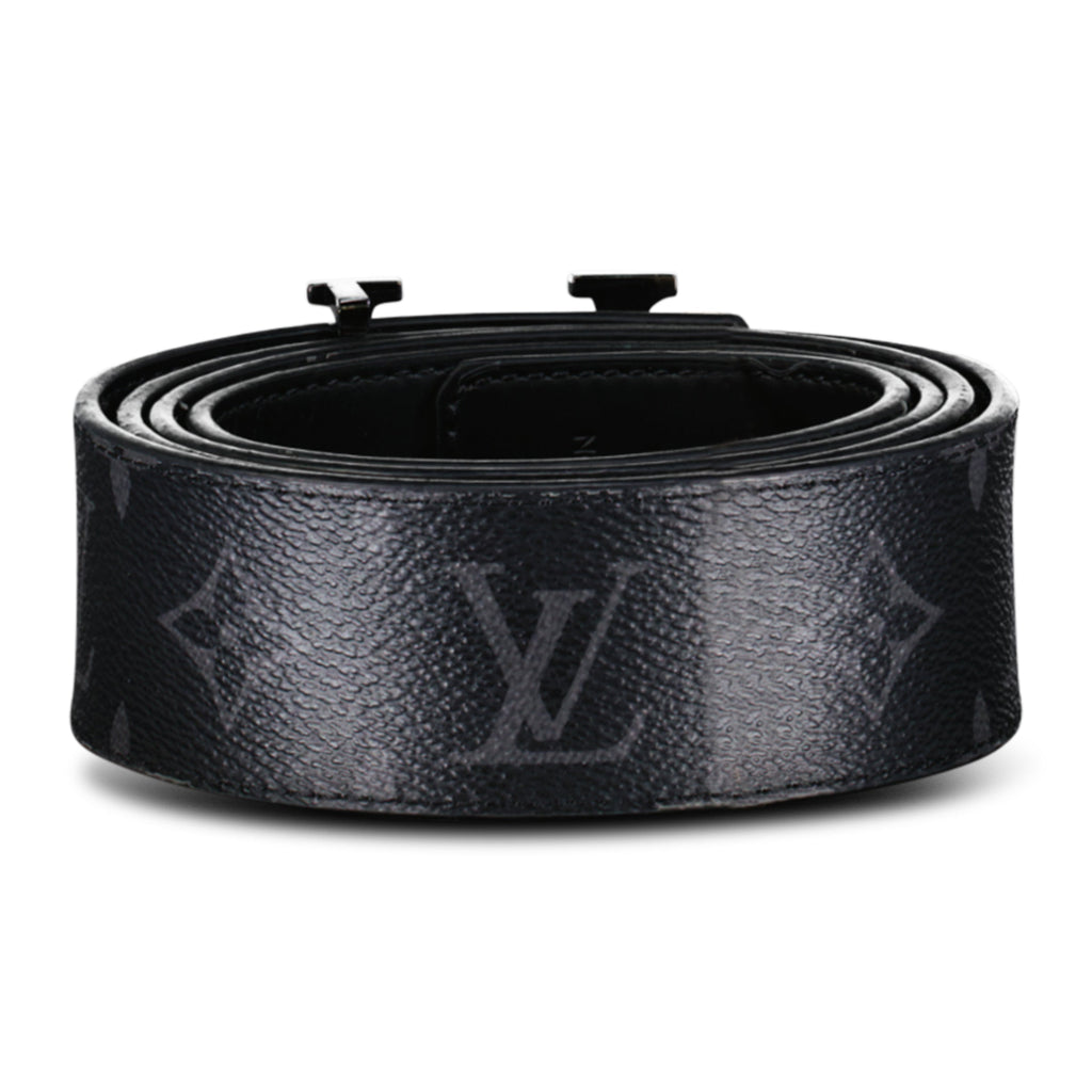 LOUIS VUITTON GREY MONOGRAM BELT - 32 - 36W - Affluent ArchivesUsed HIGH END DESIGNER CLOTHING
