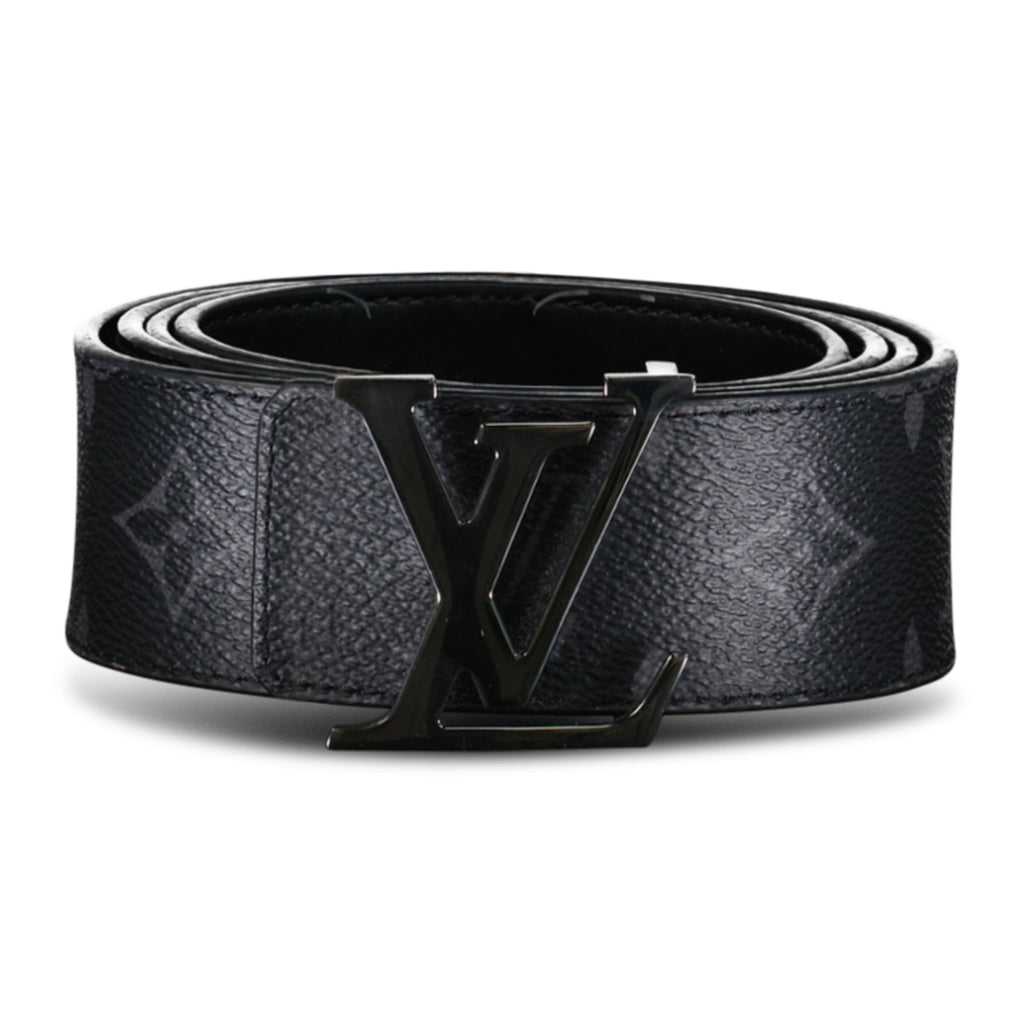 LOUIS VUITTON GREY MONOGRAM BELT - 32 - 36W - Affluent ArchivesUsed HIGH END DESIGNER CLOTHING
