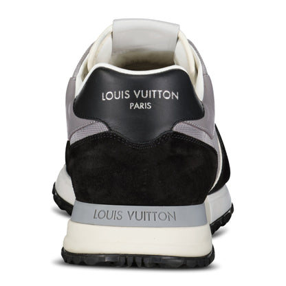 LOUIS VUITTON GREY/BLACK MONOGRAM RUNAWAY TRAINER - UK 9.5 (Fit 10.5) - Affluent ArchivesUsed HIGH END DESIGNER CLOTHING