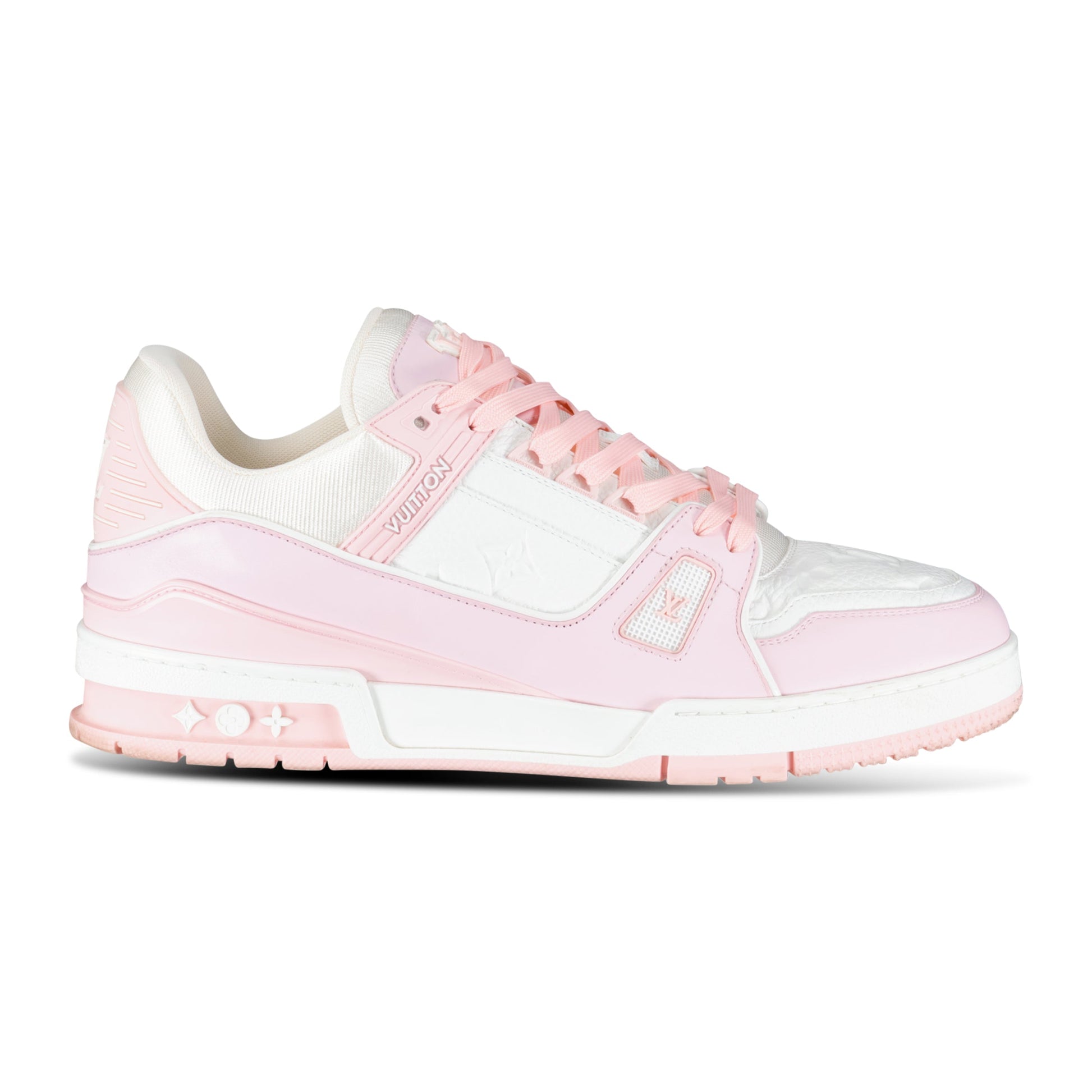 LOUIS VUITTON LV LIGHT PINK TRAINER - UK 9.5 (Fit 10/10.5) - Affluent ArchivesUsed HIGH END DESIGNER CLOTHING
