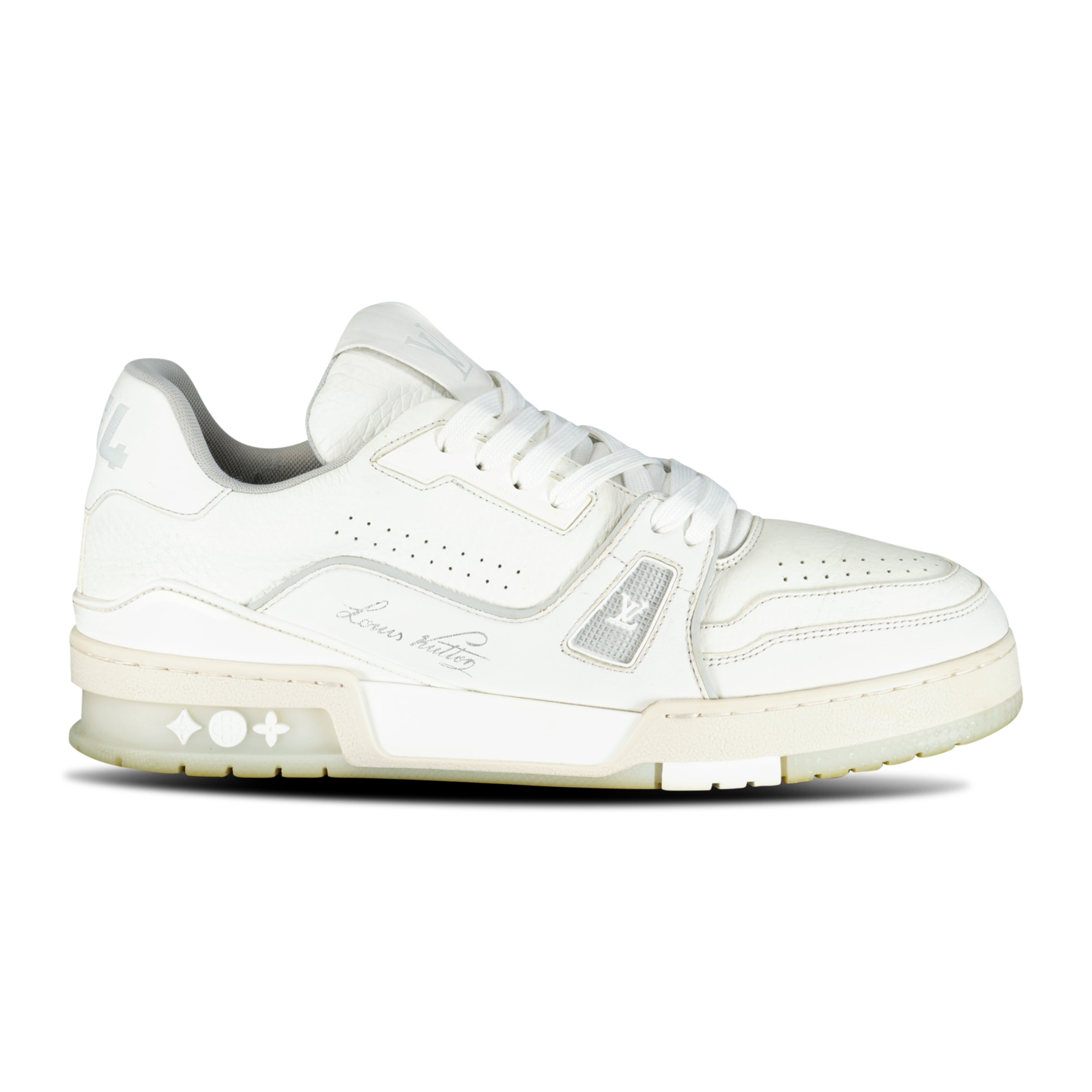 LOUIS VUITTON LV SNEAKER WHITE - UK 6 (Fits 7) - affluentarchivesUsed HIGH END DESIGNER CLOTHING