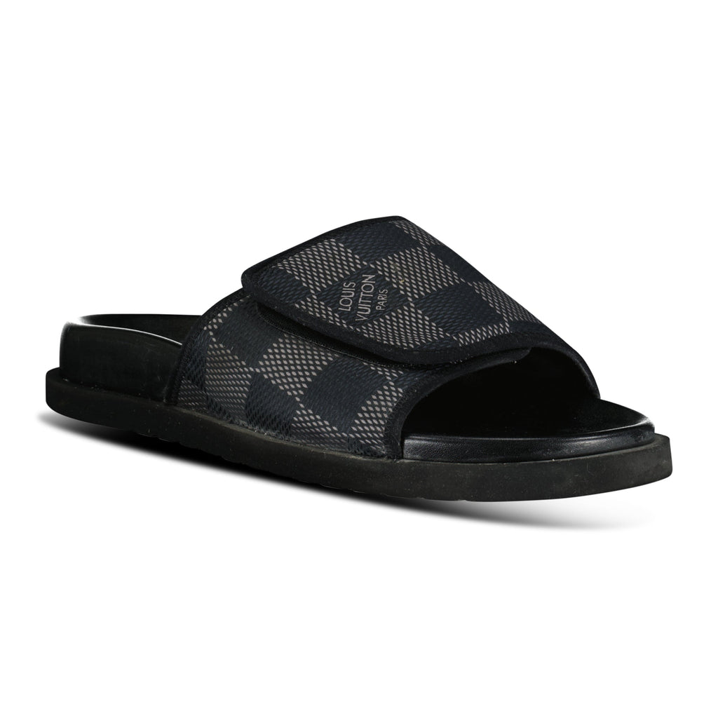 LOUIS VUITTON MIAMI MULE SLIDES - UK 10 (Fit 11) - Affluent ArchivesUsed HIGH END DESIGNER CLOTHING