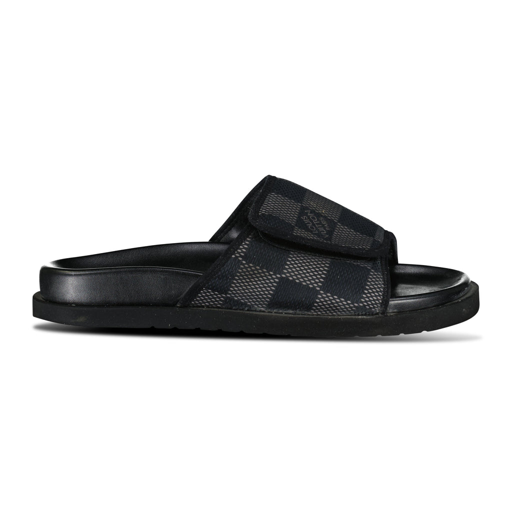 LOUIS VUITTON MIAMI MULE SLIDES - UK 10 (Fit 11) - Affluent ArchivesUsed HIGH END DESIGNER CLOTHING